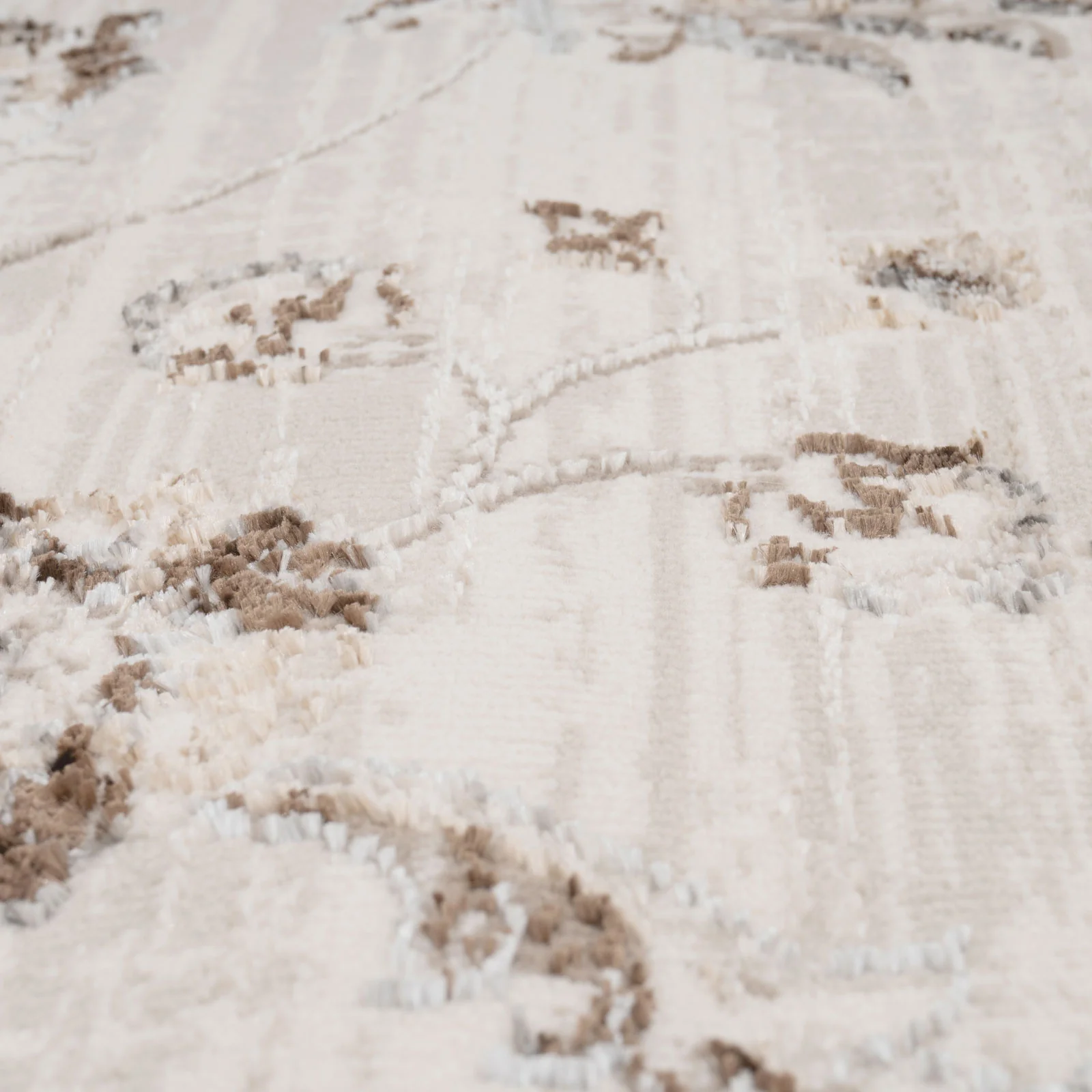 Beige Floral Vine Rug - Lata - Image 4