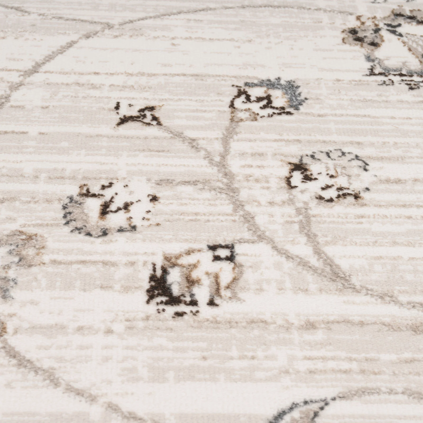 Beige Floral Vine Rug - Lata - Image 5