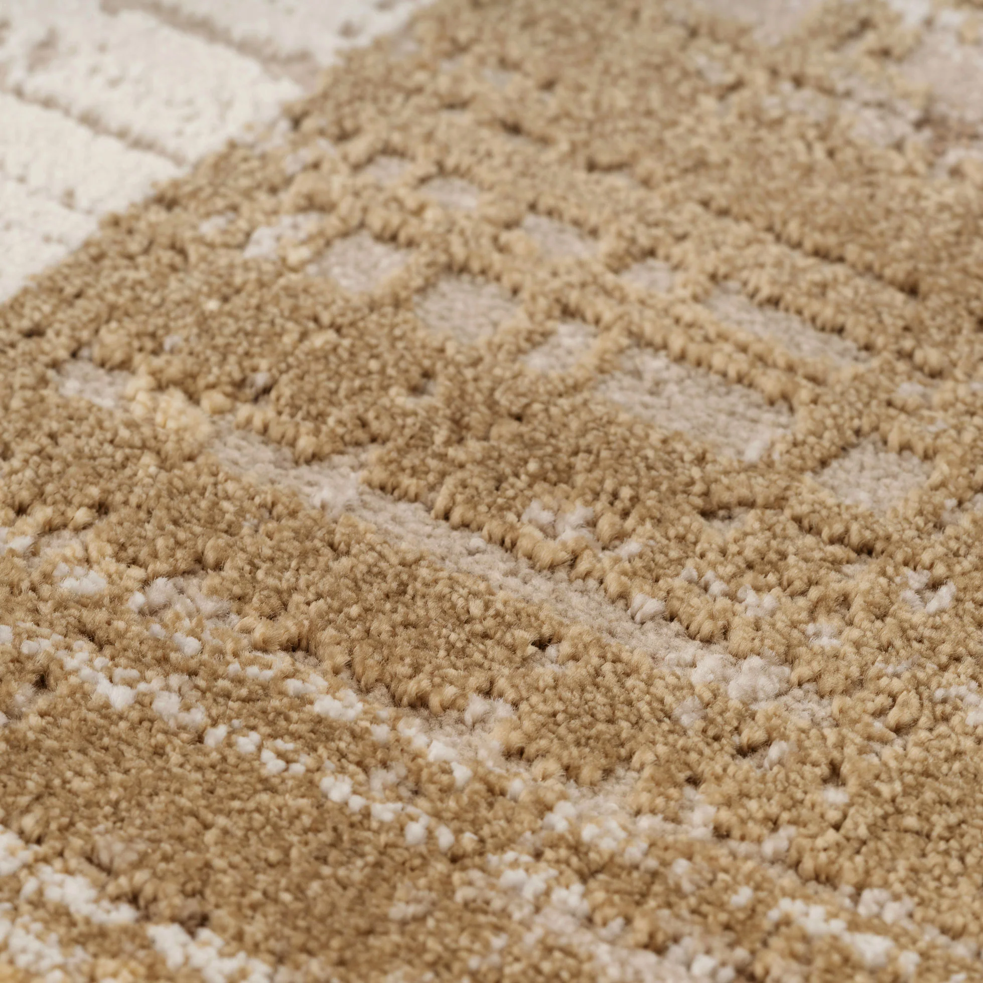 Beige Neutral Border Runner Rug - Image 3