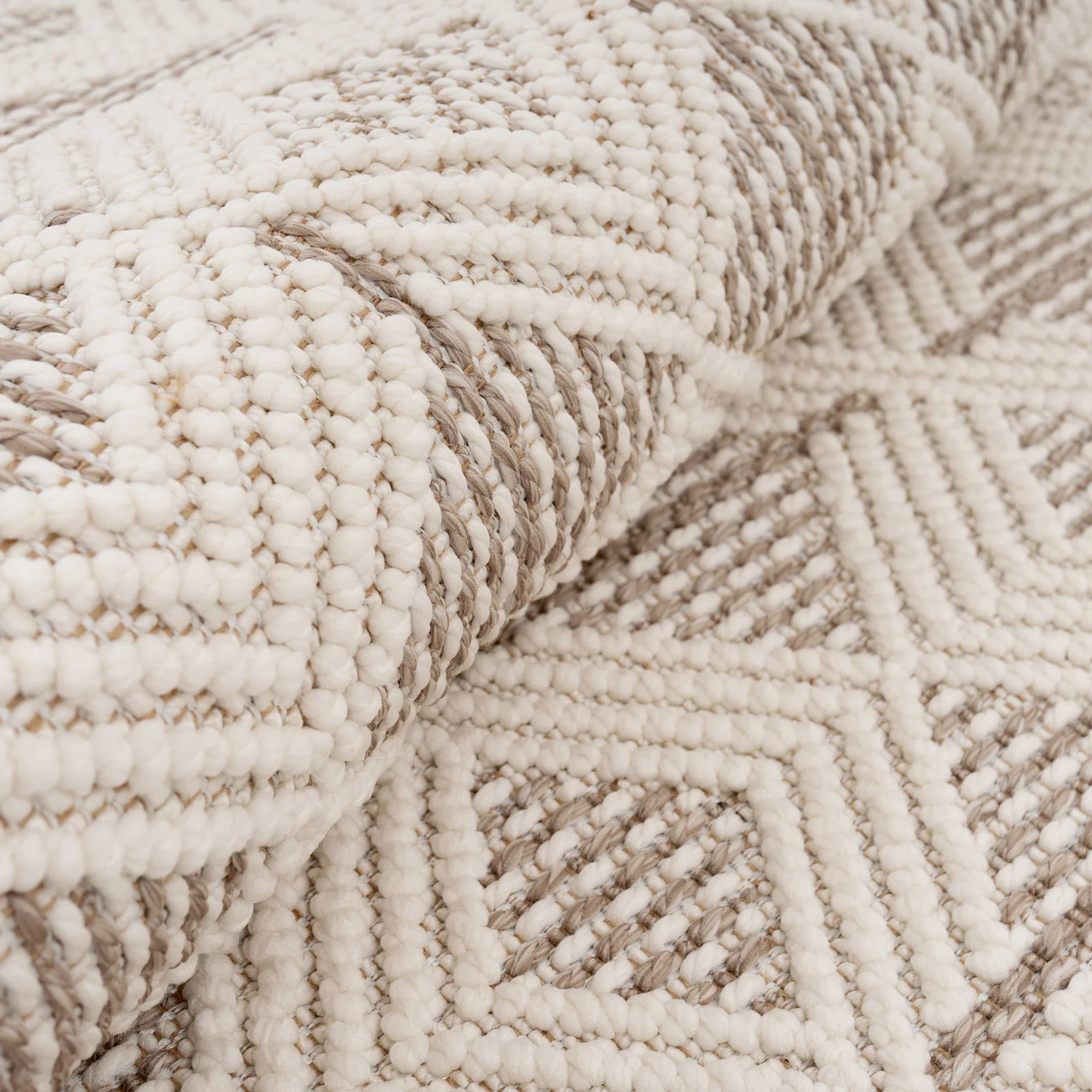 Beige Tribal Motif Rug - Armo - Image 8