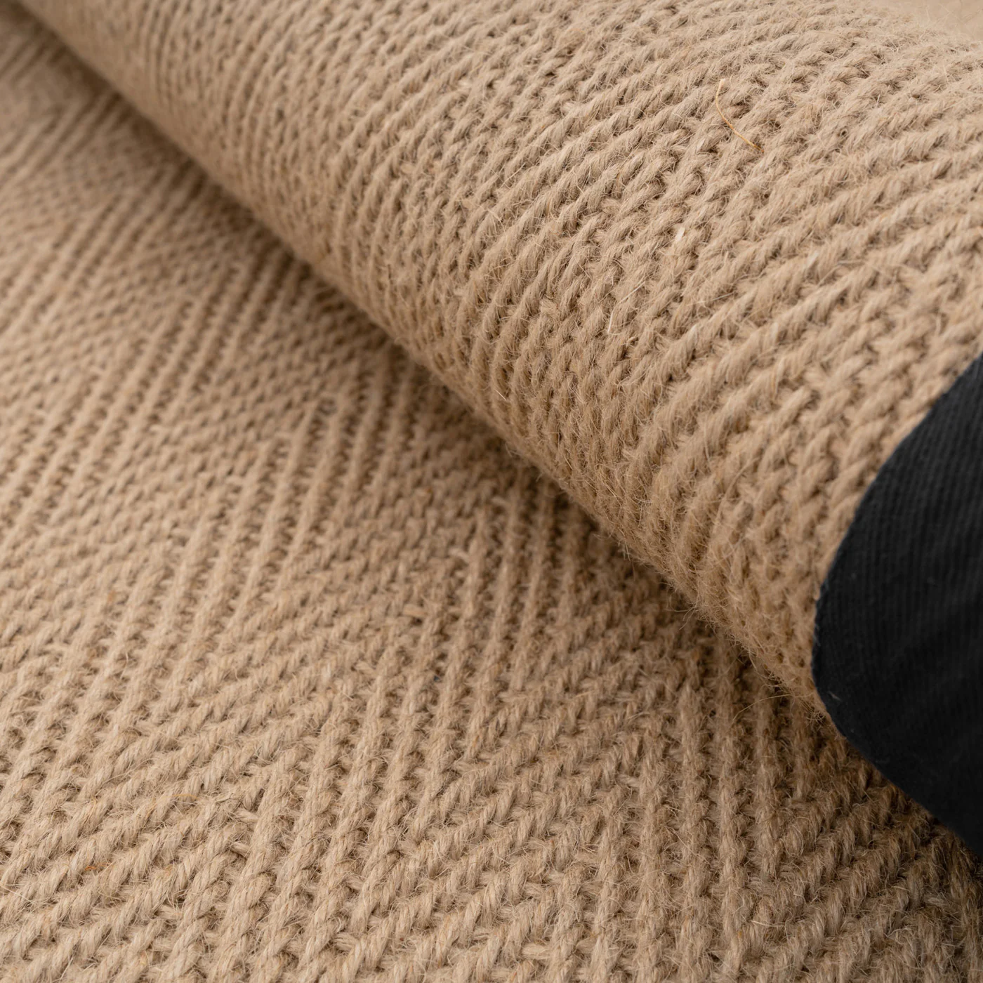 Black Border Jute Runner Rug - Juliette Black - Image 7