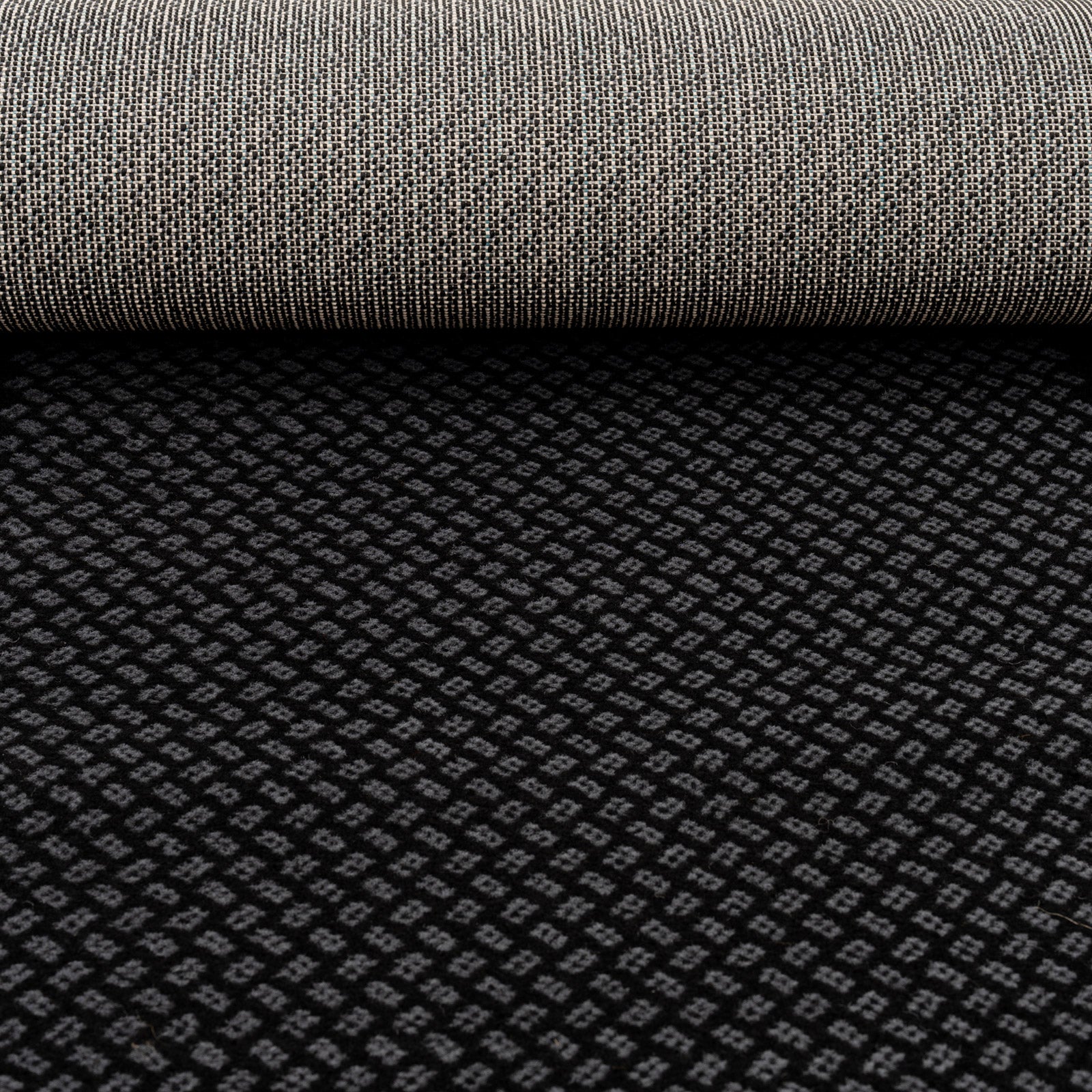 Black Bordered Stair Carpet Runner - Cut to Measure - Image 3