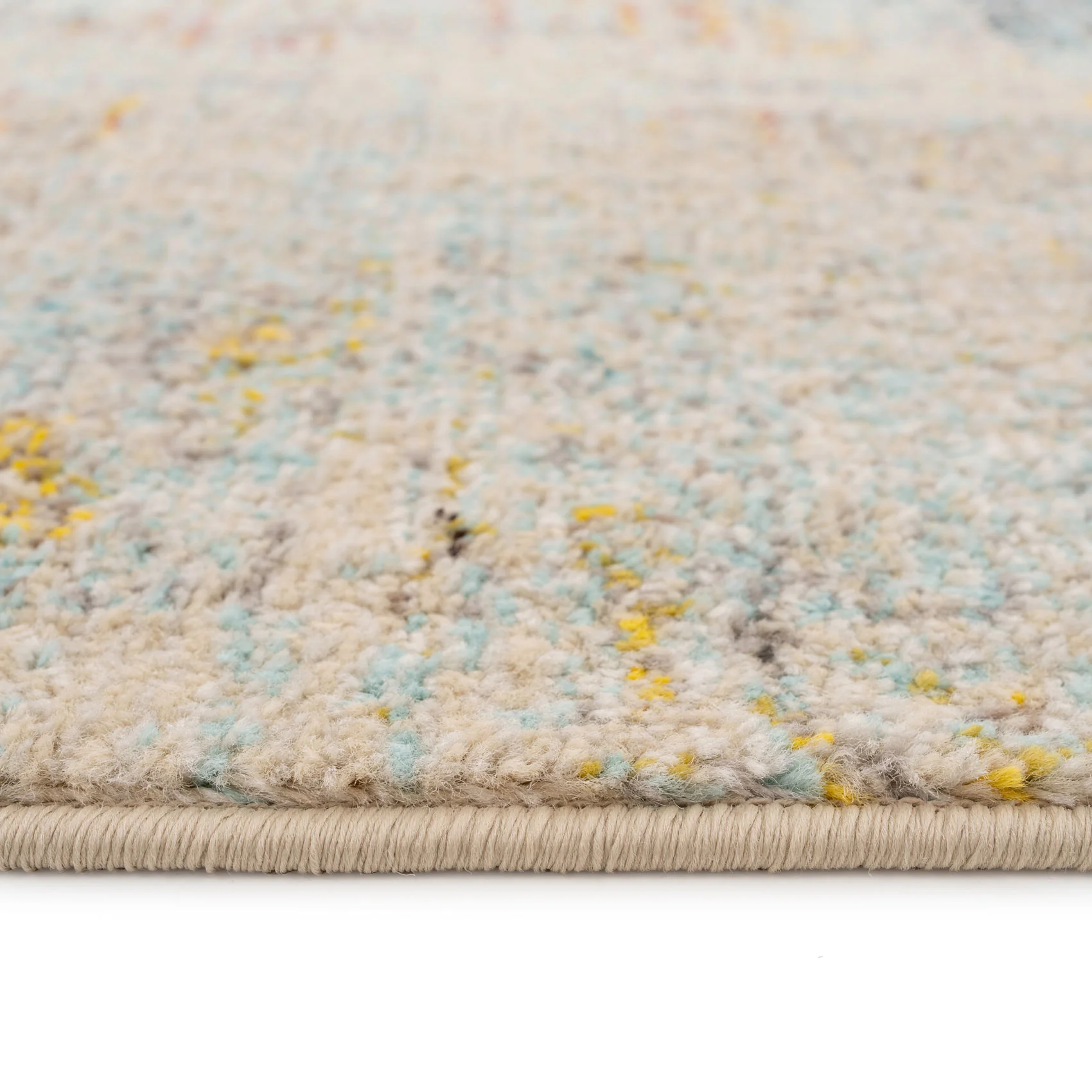 Blue Chevron Area Rug - Agatha - Image 4