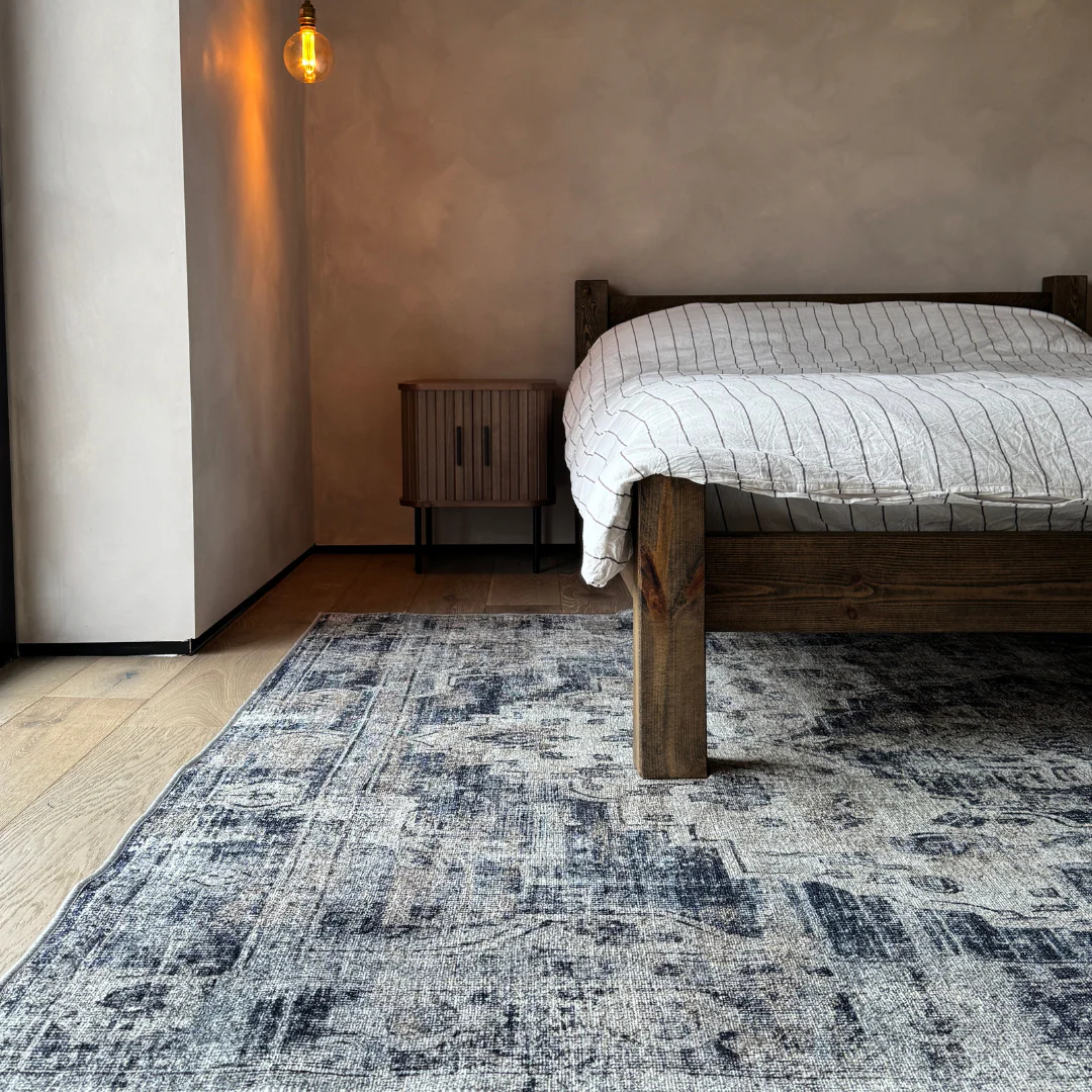 Washable Blue Traditional Rug - Kith - Image 16