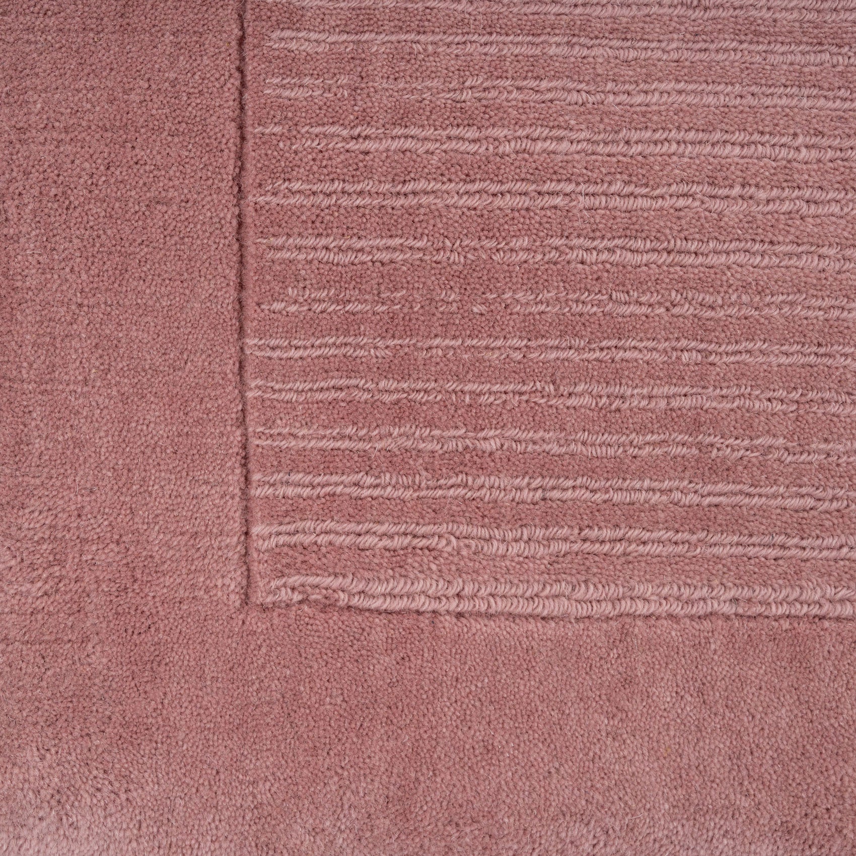 Blush Bordered Wool Rug - Olann Blush - Image 6