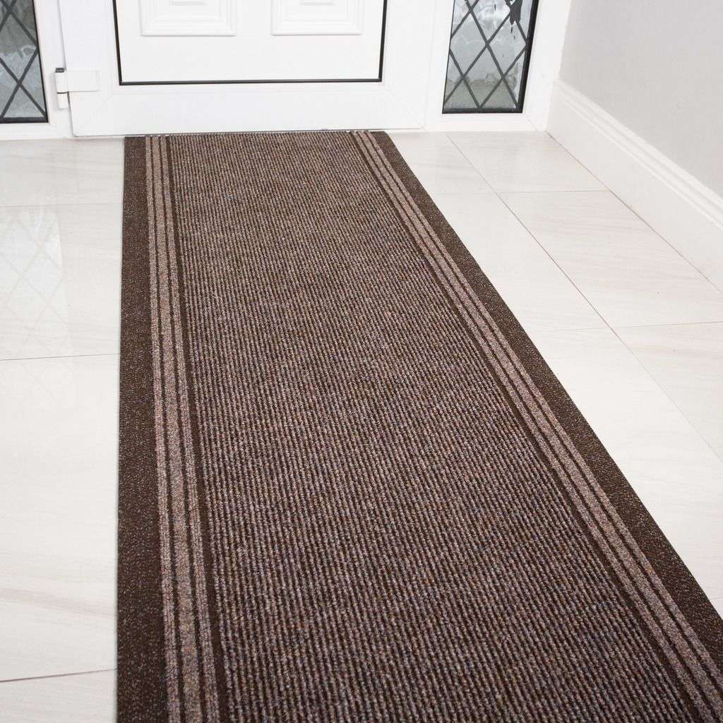 Brown Hard Wearing Runner Rugs - Image 4