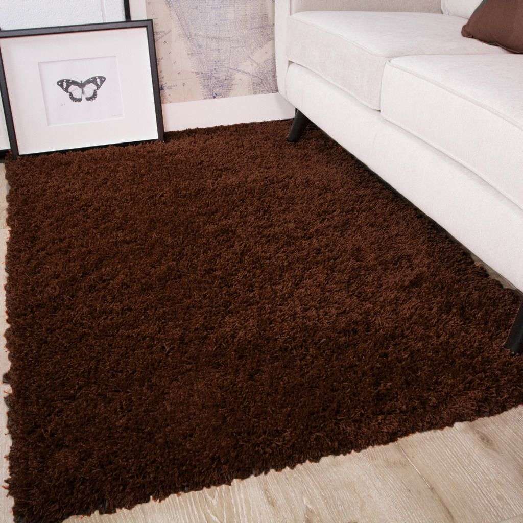 Brown Shaggy Rug - Image 2