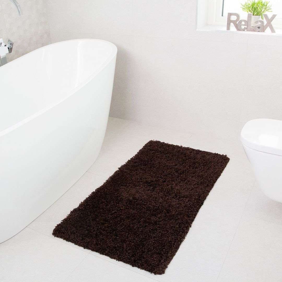 Brown Shaggy Rug - Image 4