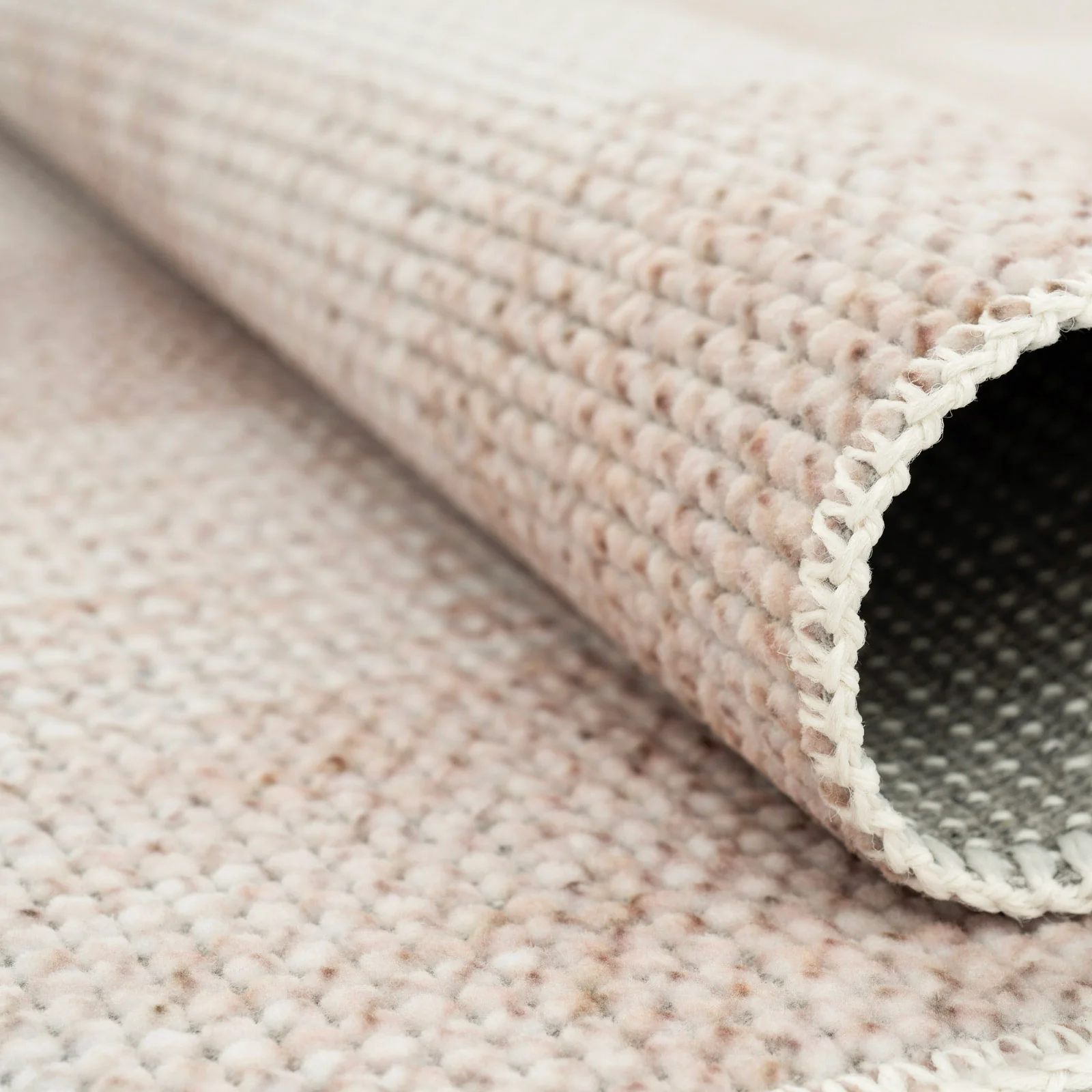 Beige Washable Checker Style Rug - Magda - Image 10