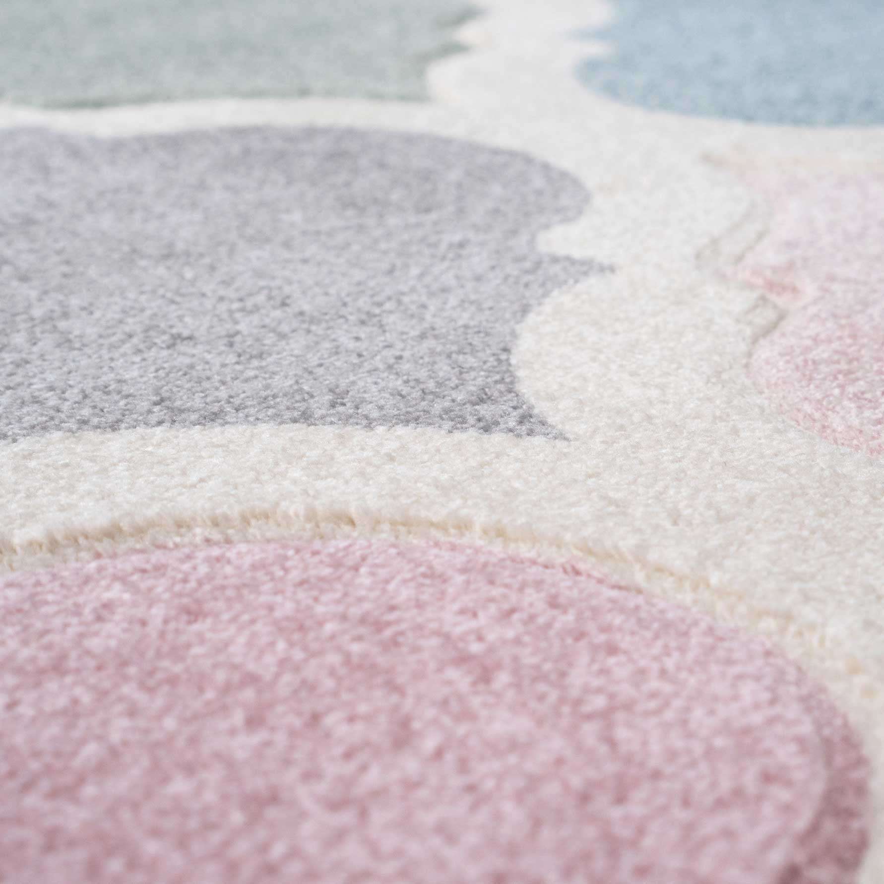 Colourful Pastel Trellis Area Room Rug - Image 6