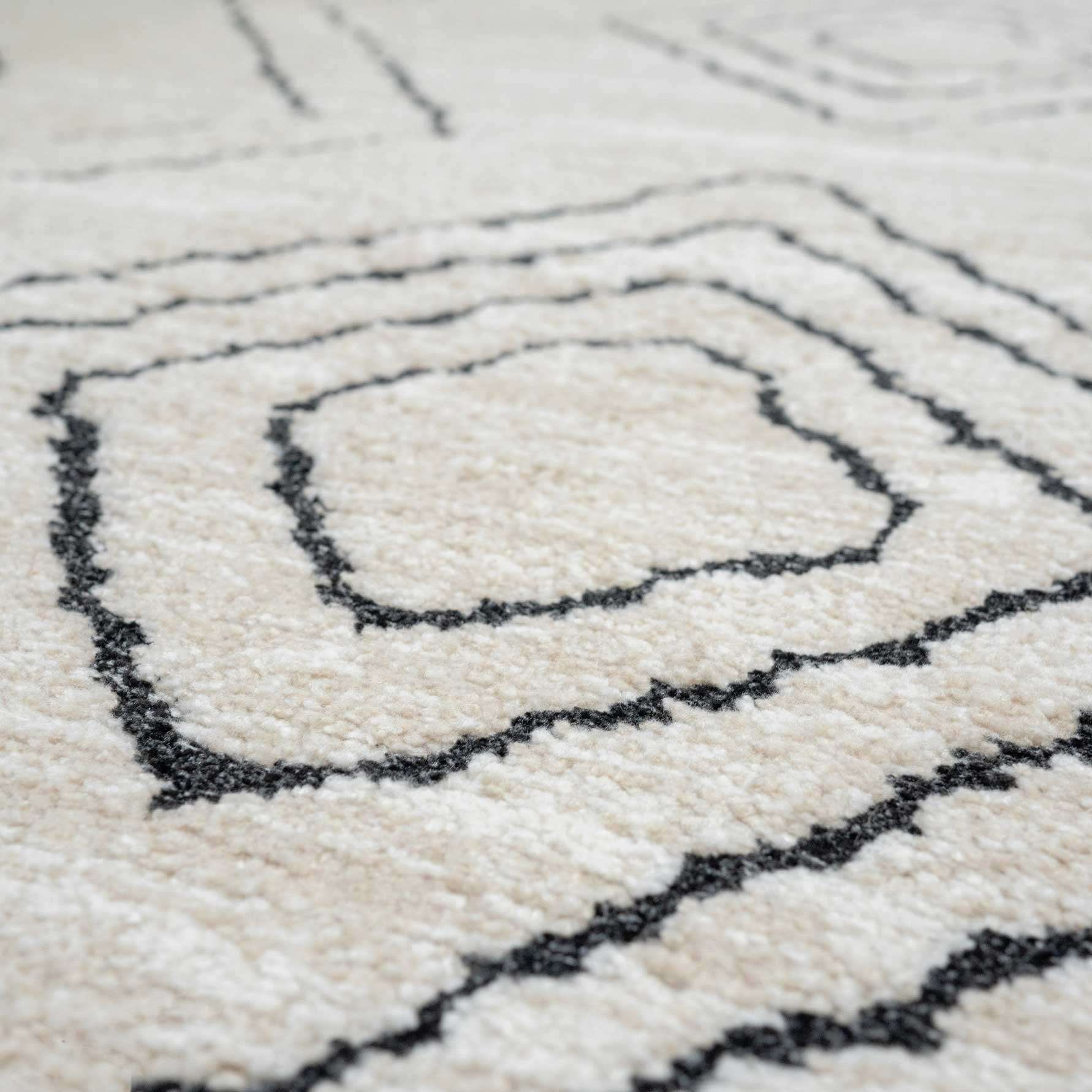 Cosy Soft Underfoot Cream Moroccan Berber Runner Rug - Image 4