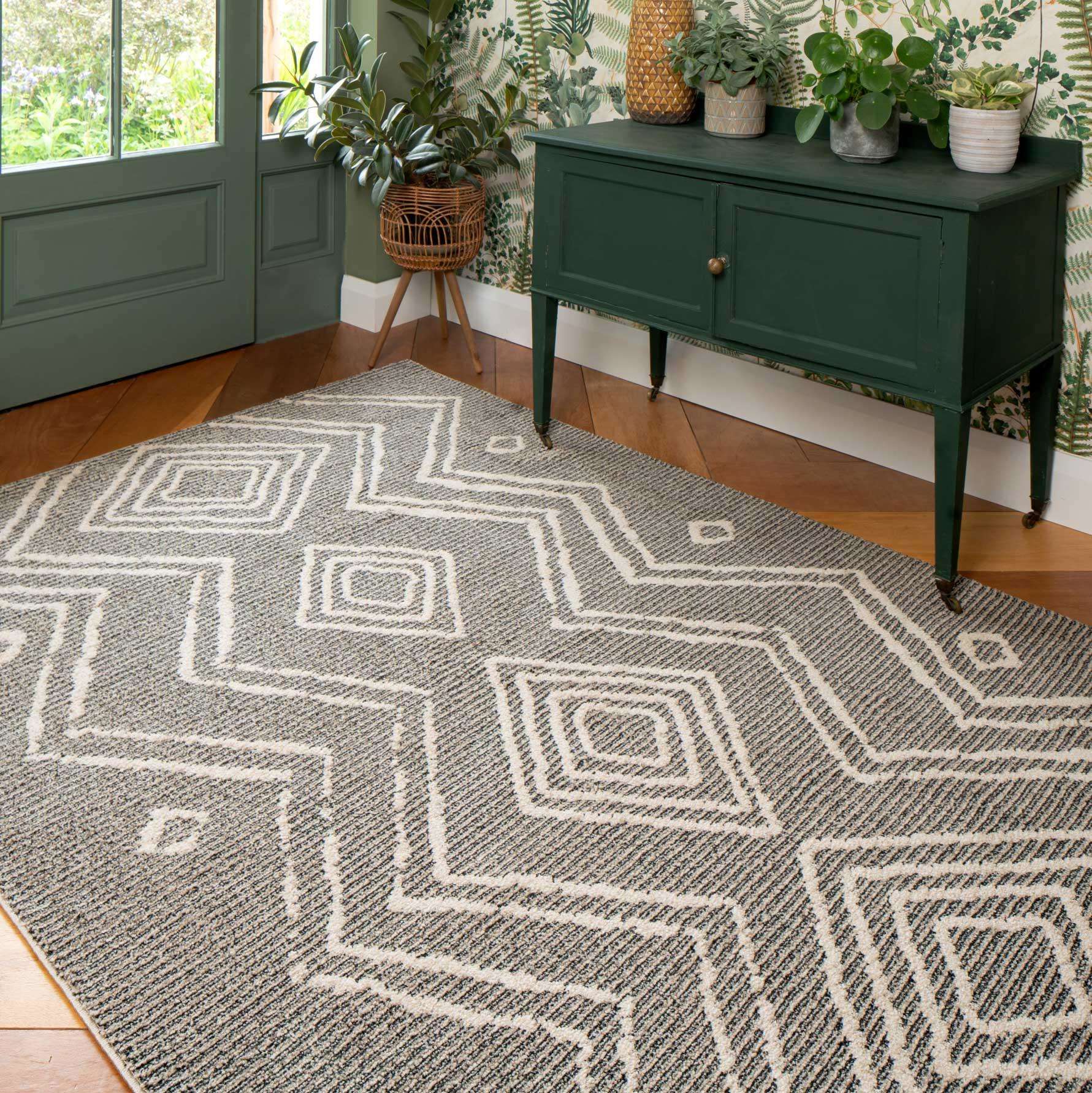 Cosy Soft Underfoot Grey Moroccan Berber Rug - Neva - Image 3