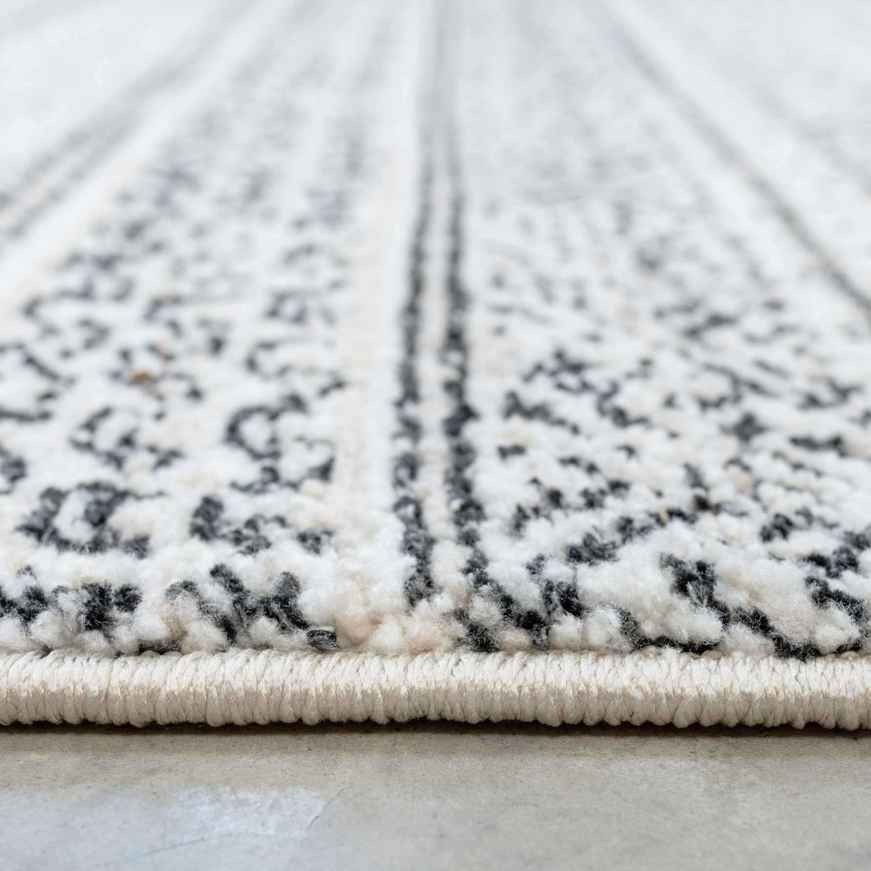 Cosy Soft Underfoot Grey Tribal Moroccan Berber Bedroom Rug - Image 5