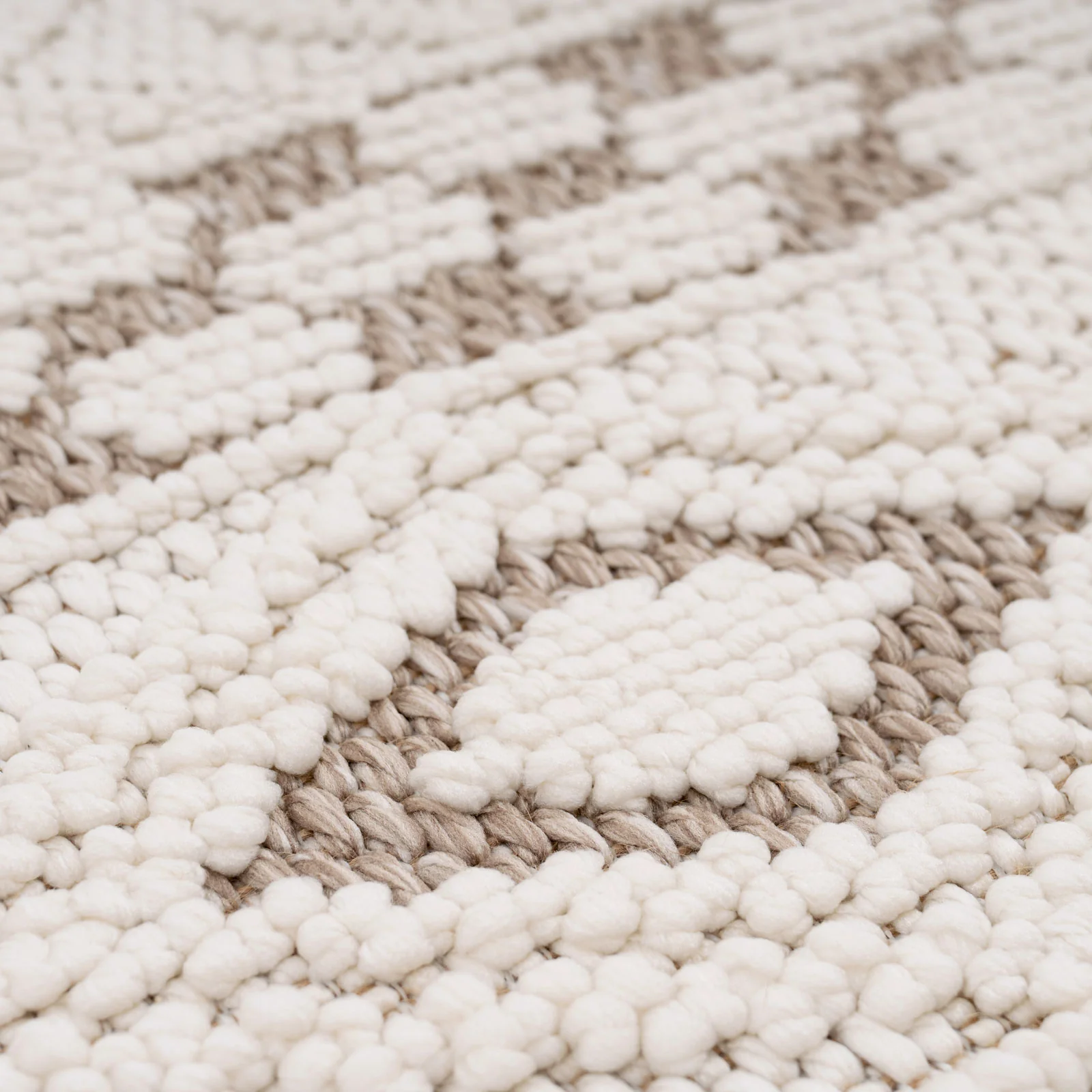 Cream Beige Boho Rug - Sachi - Image 4