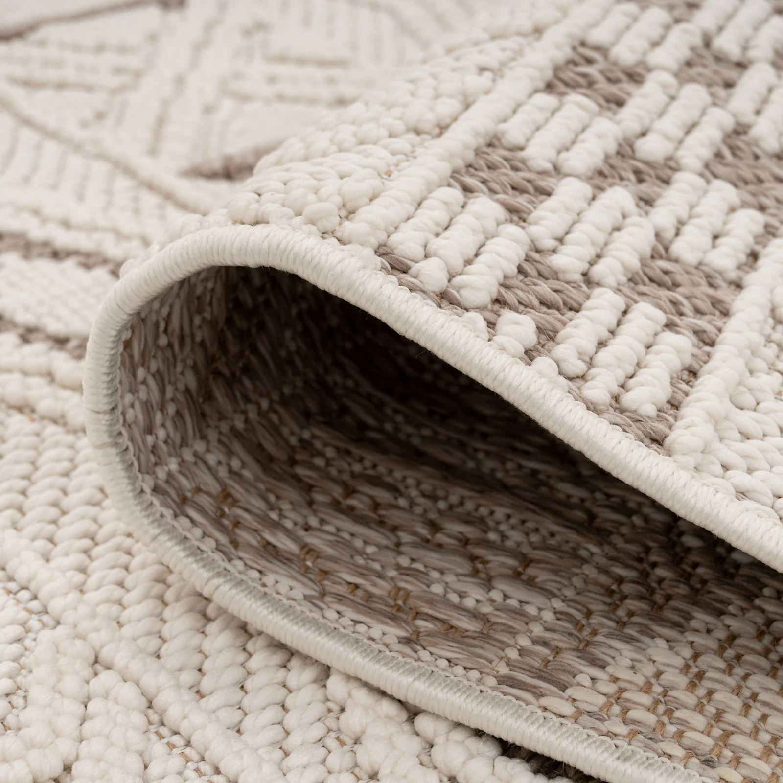 Cream Beige Boho Rug - Sachi - Image 6
