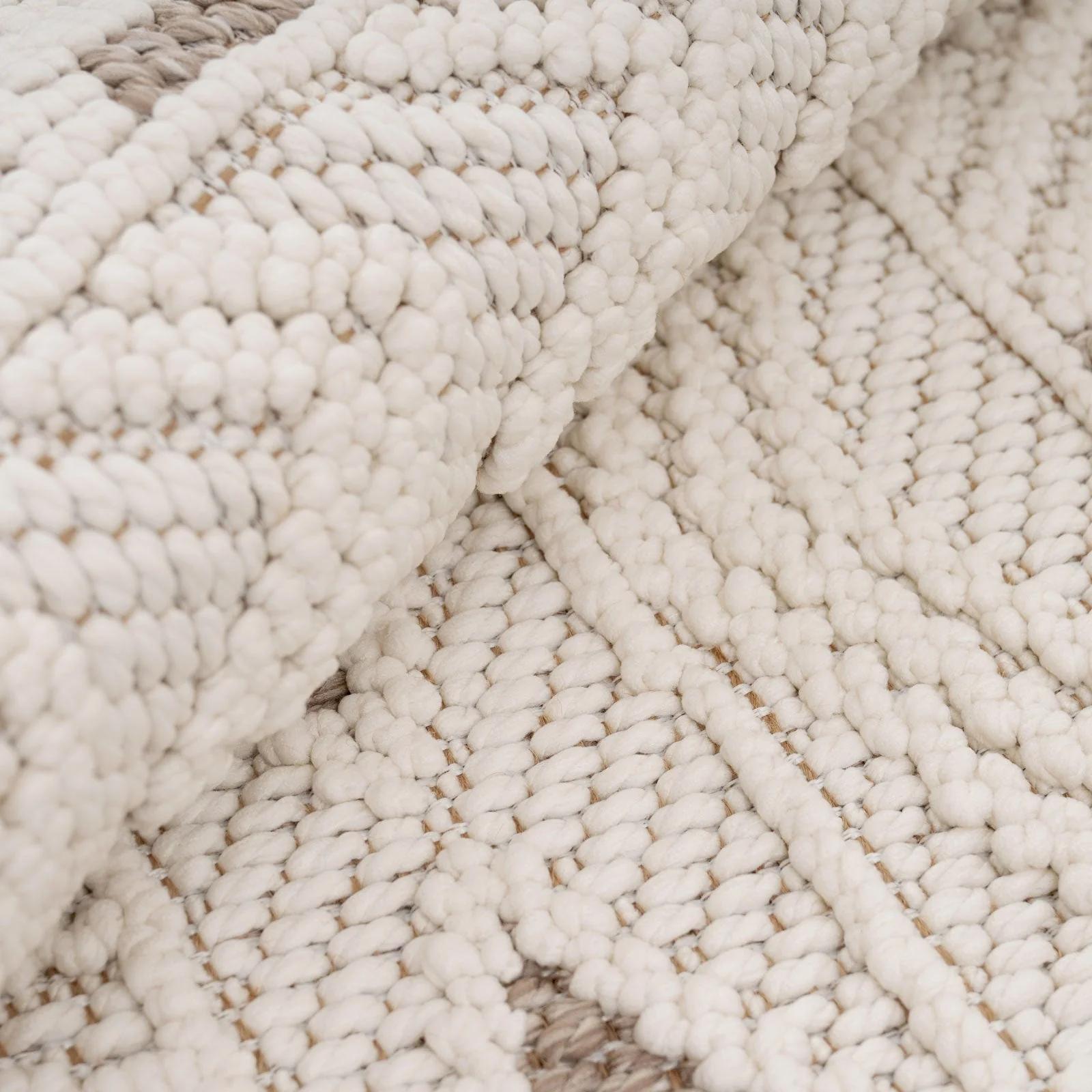 Cream Beige Boho Runner Rug - Sachi - Image 6