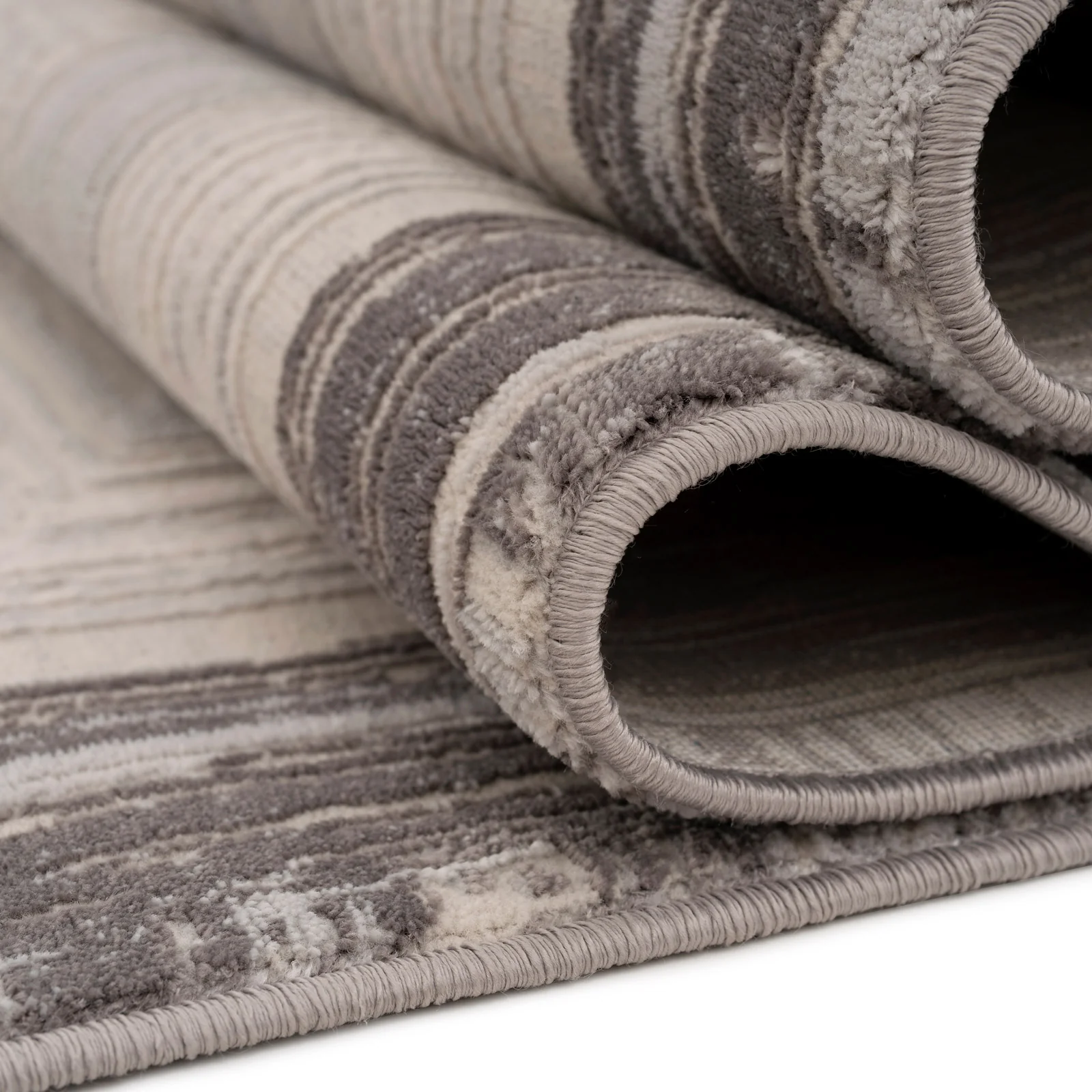 Distressed Abstract Beige Runner - Libby - Image 2