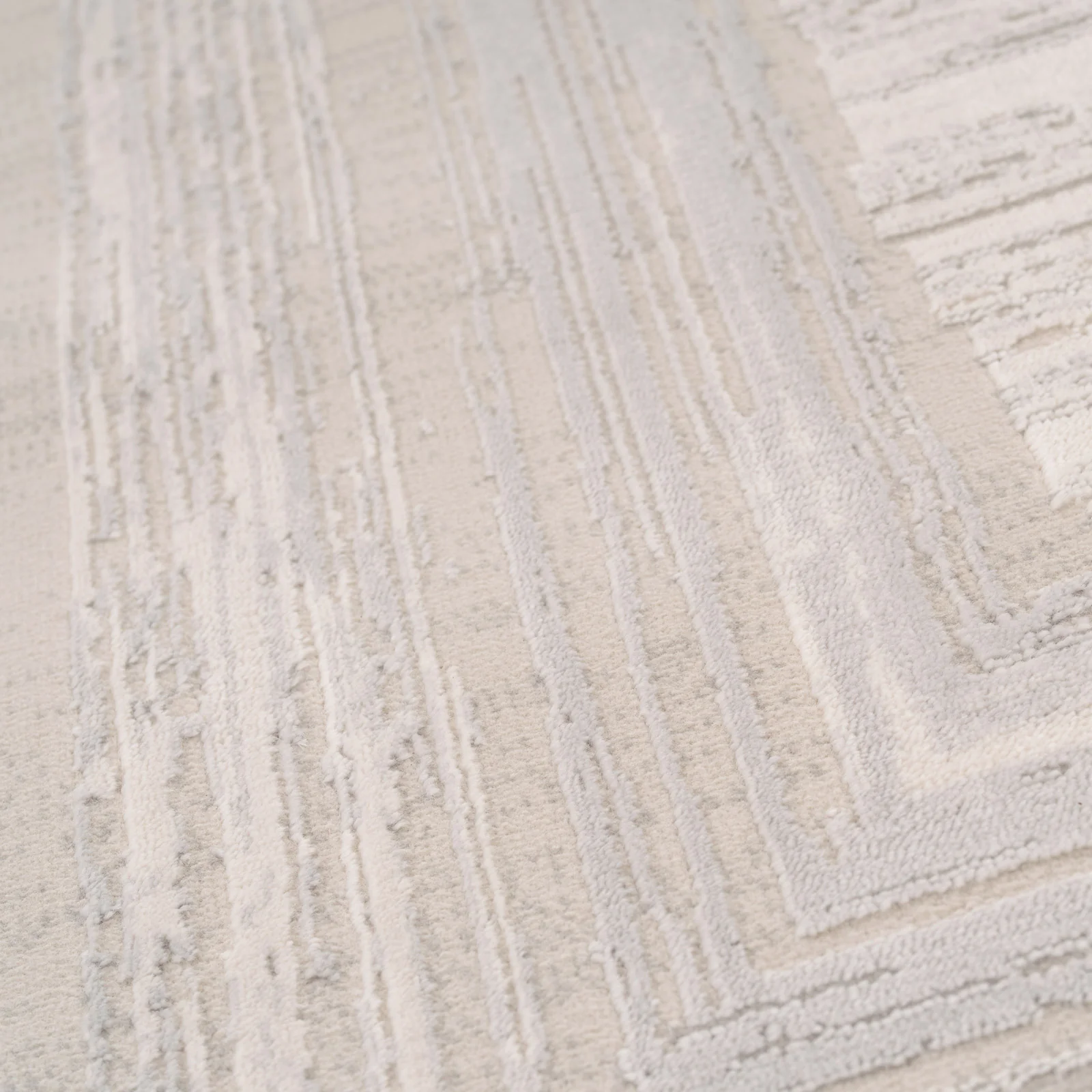 Distressed Abstract Beige Runner - Libby - Image 4