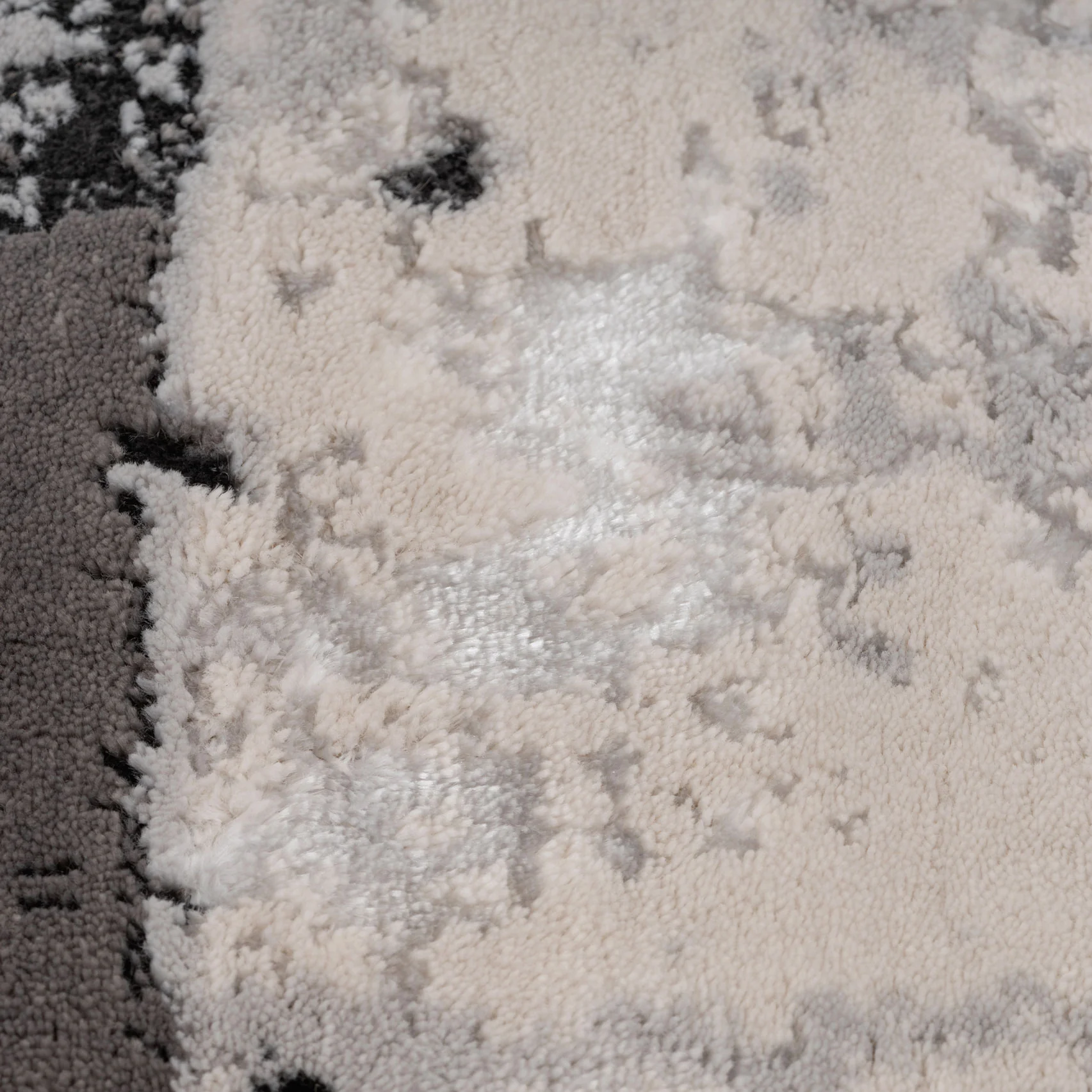 Distressed Abstract Grey Black Area Rug - Grace - Image 6
