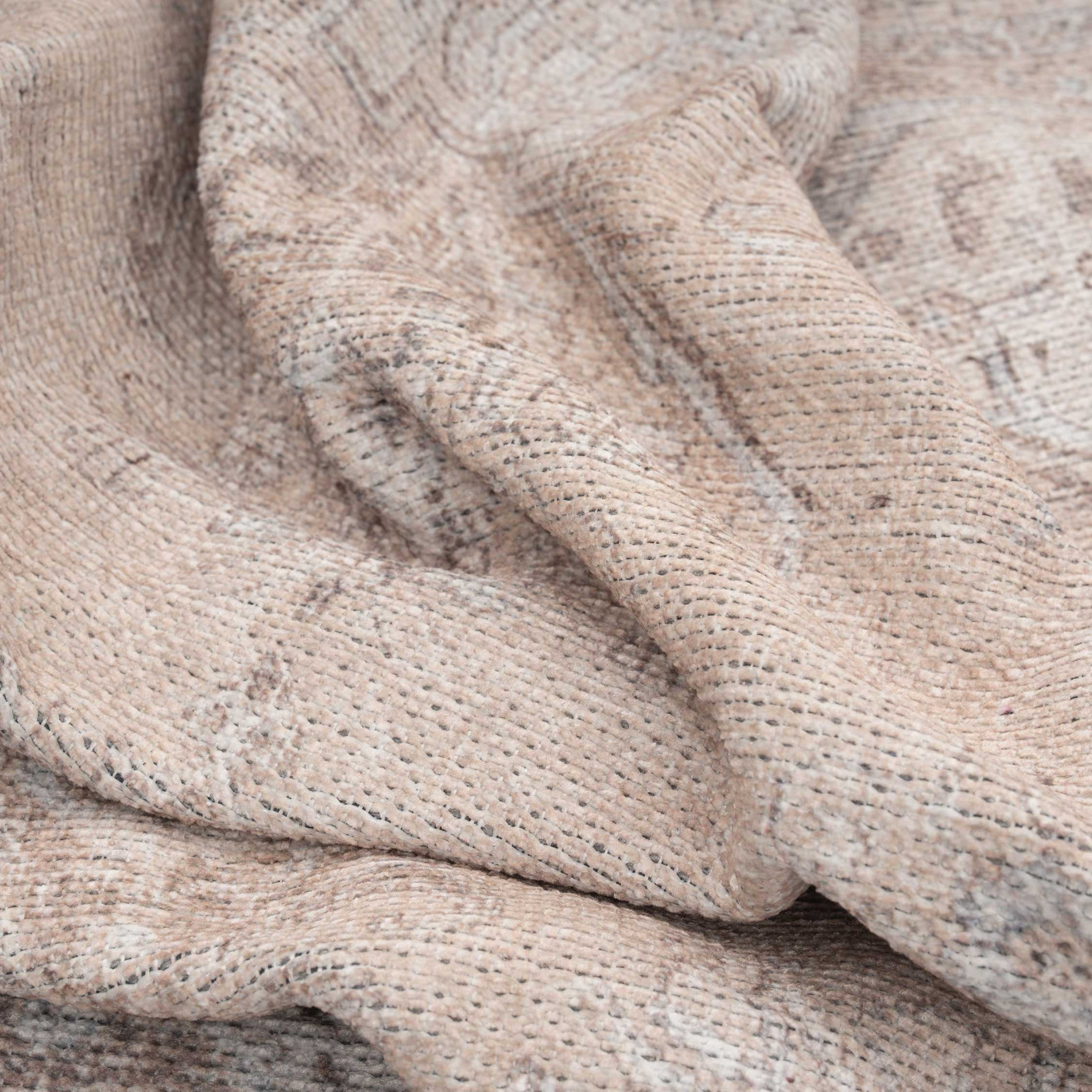 Flatwoven Washable Distressed Beige Runner - Zoe - Image 9