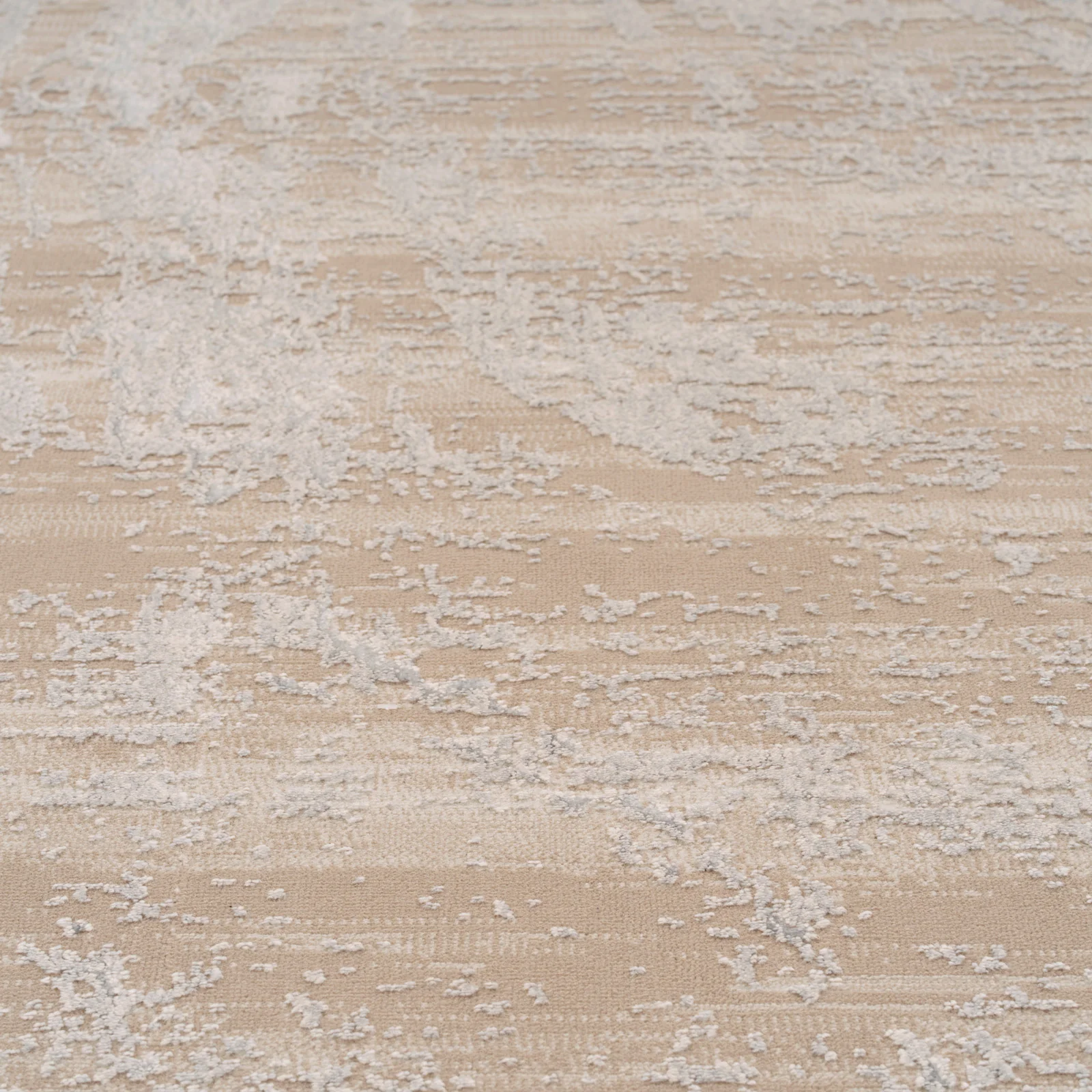 Distressed Greige Bordered Runner - Lena - Image 5