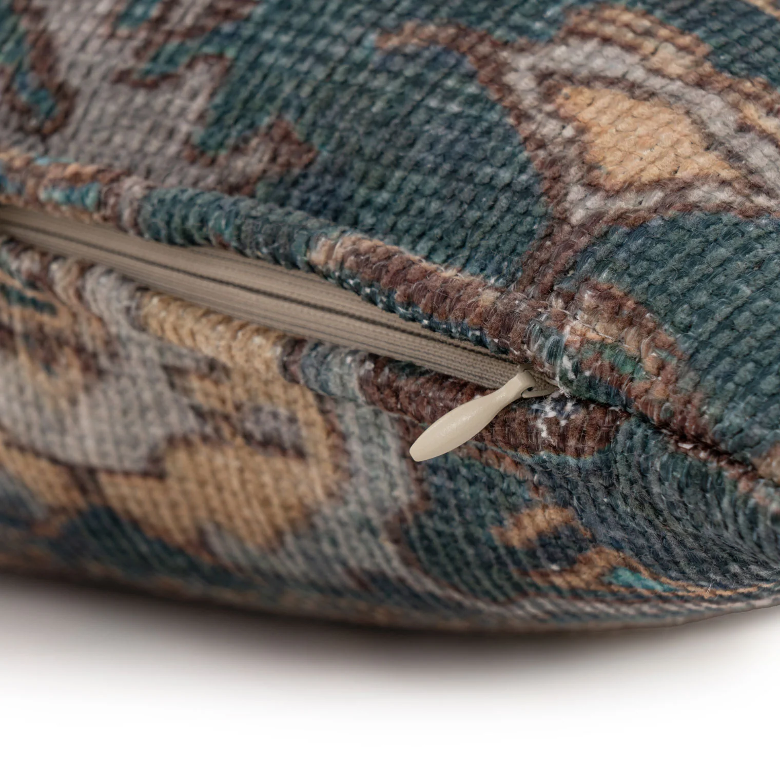 Distressed Teal Cushion Cover - Image 3