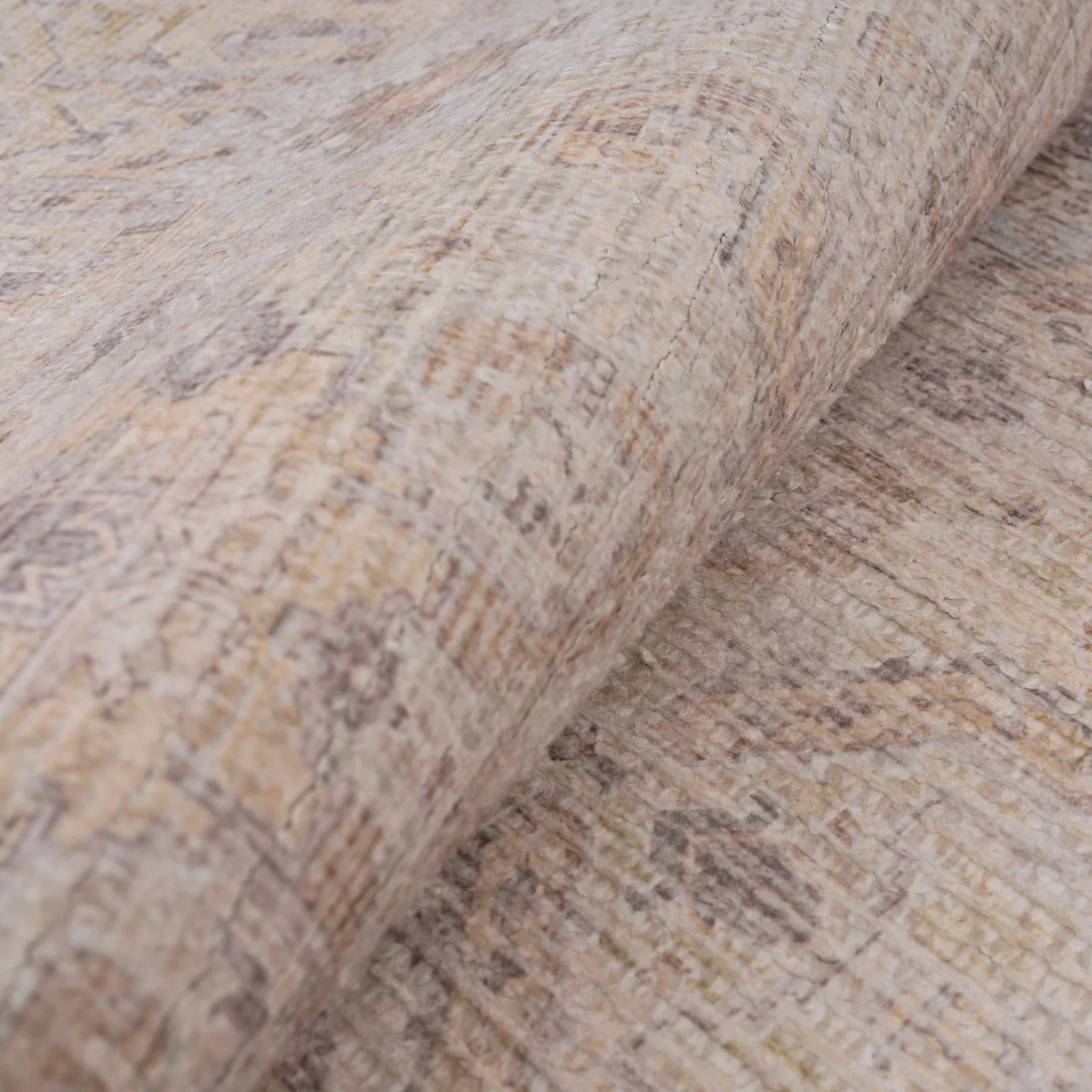 Distressed Yellow Regal Rug - Jade - Image 6