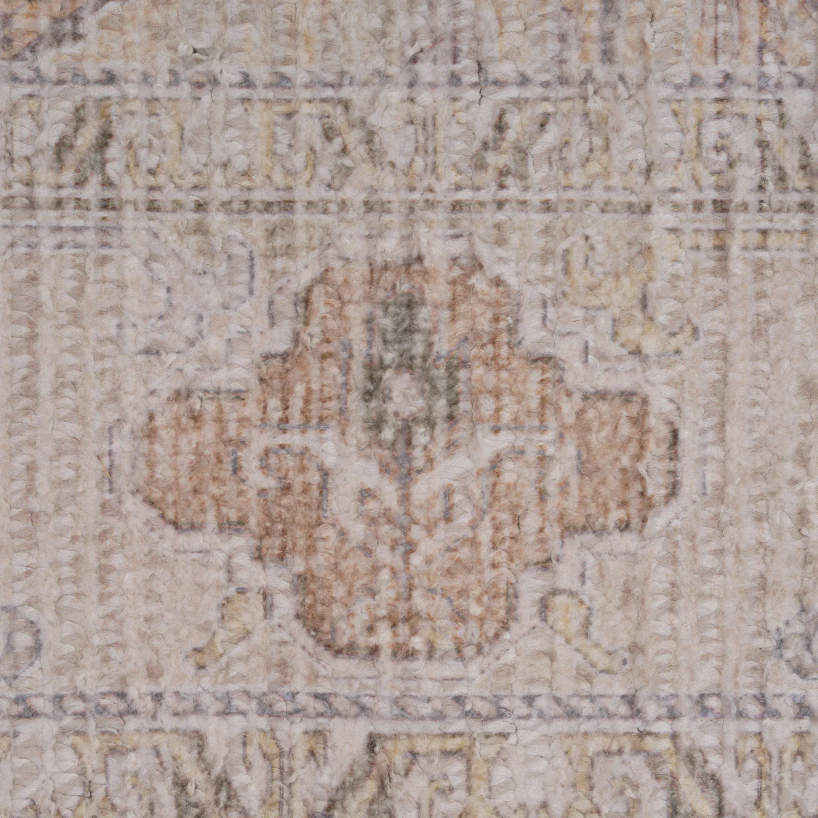 Distressed Yellow Regal Rug - Jade - Image 9