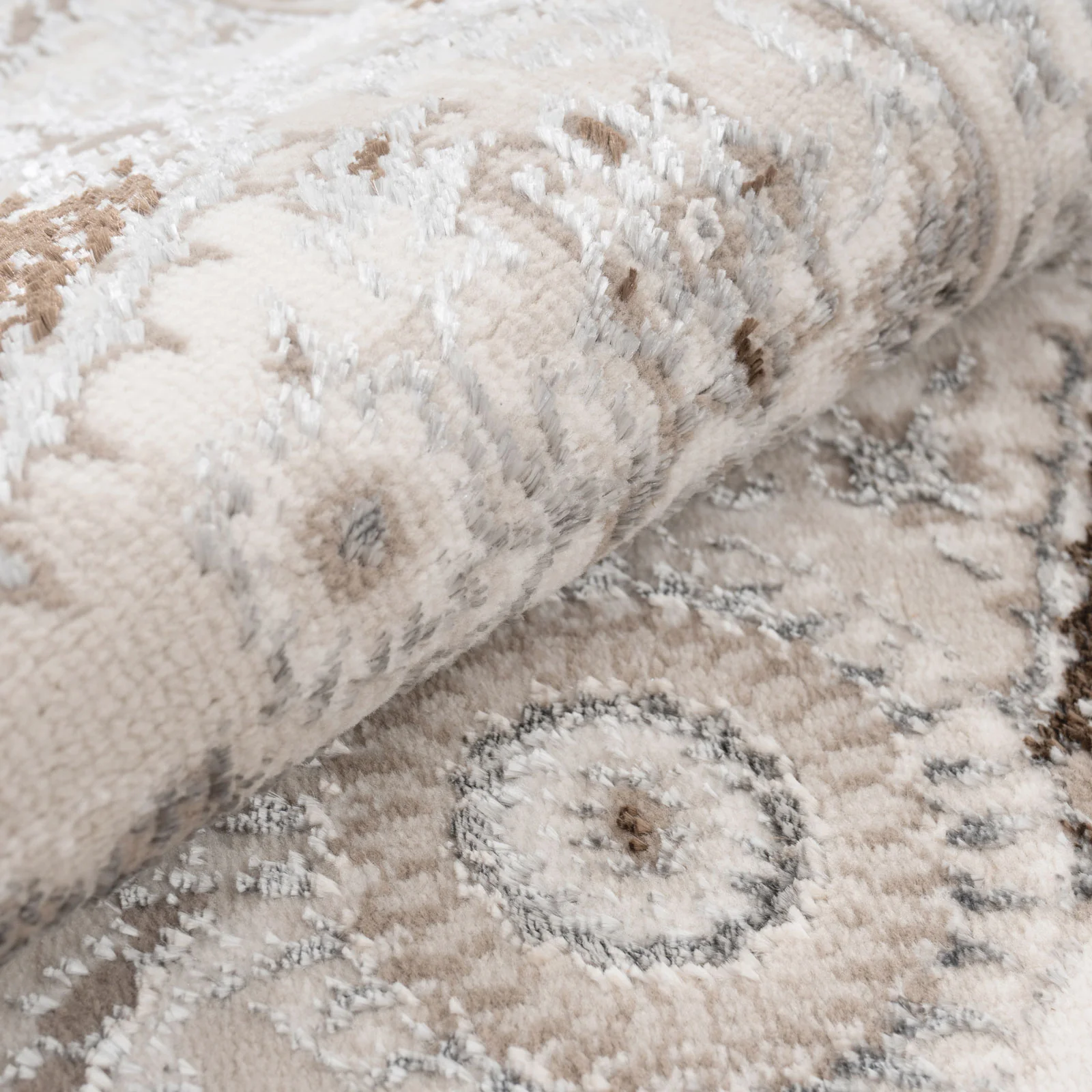 Elegant Tapestry Beige Rug - Ishana - Image 2