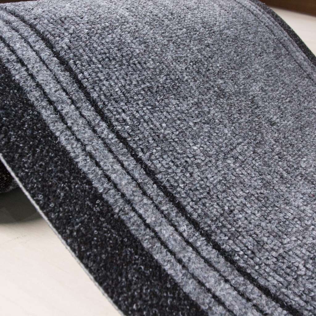 Grey Hard Wearing Runner Rugs 80cm Width - Image 3