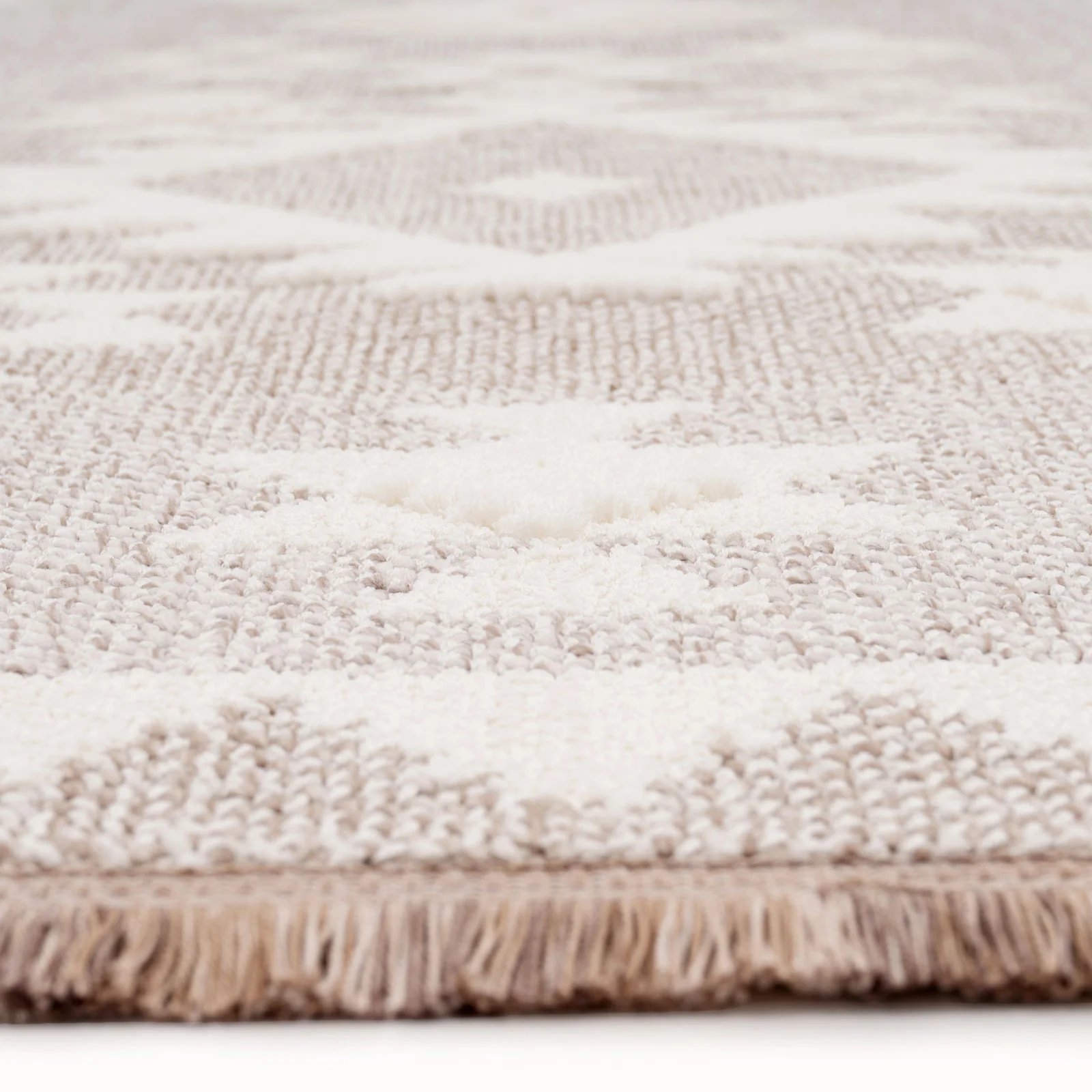 Grey Scandi Tribal Motif Rug - Bea - Image 3