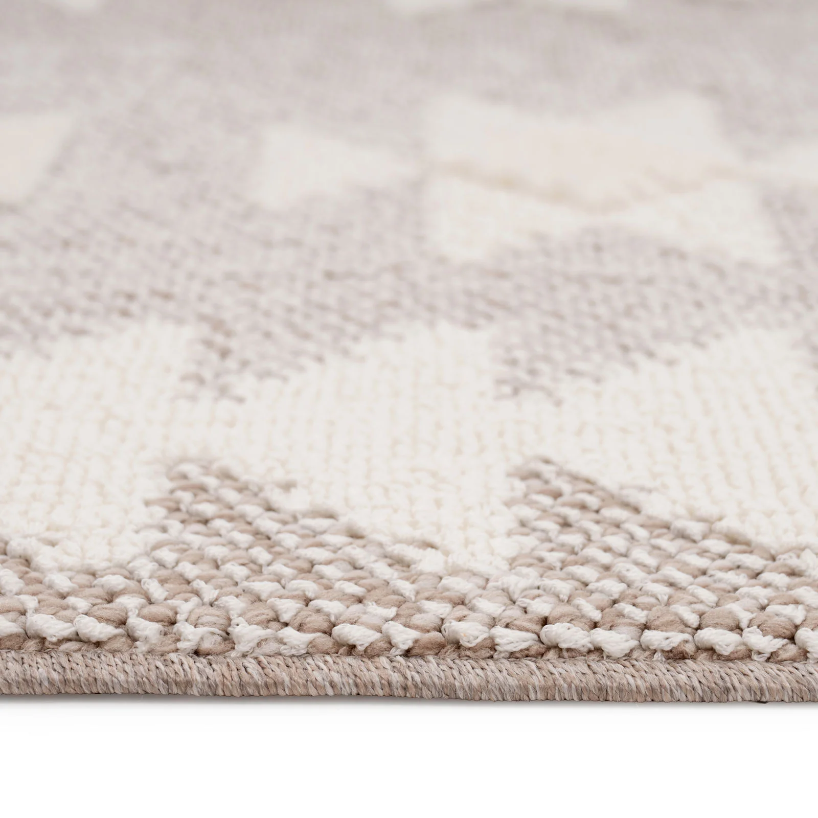 Grey Scandi Tribal Motif Rug - Bea - Image 4