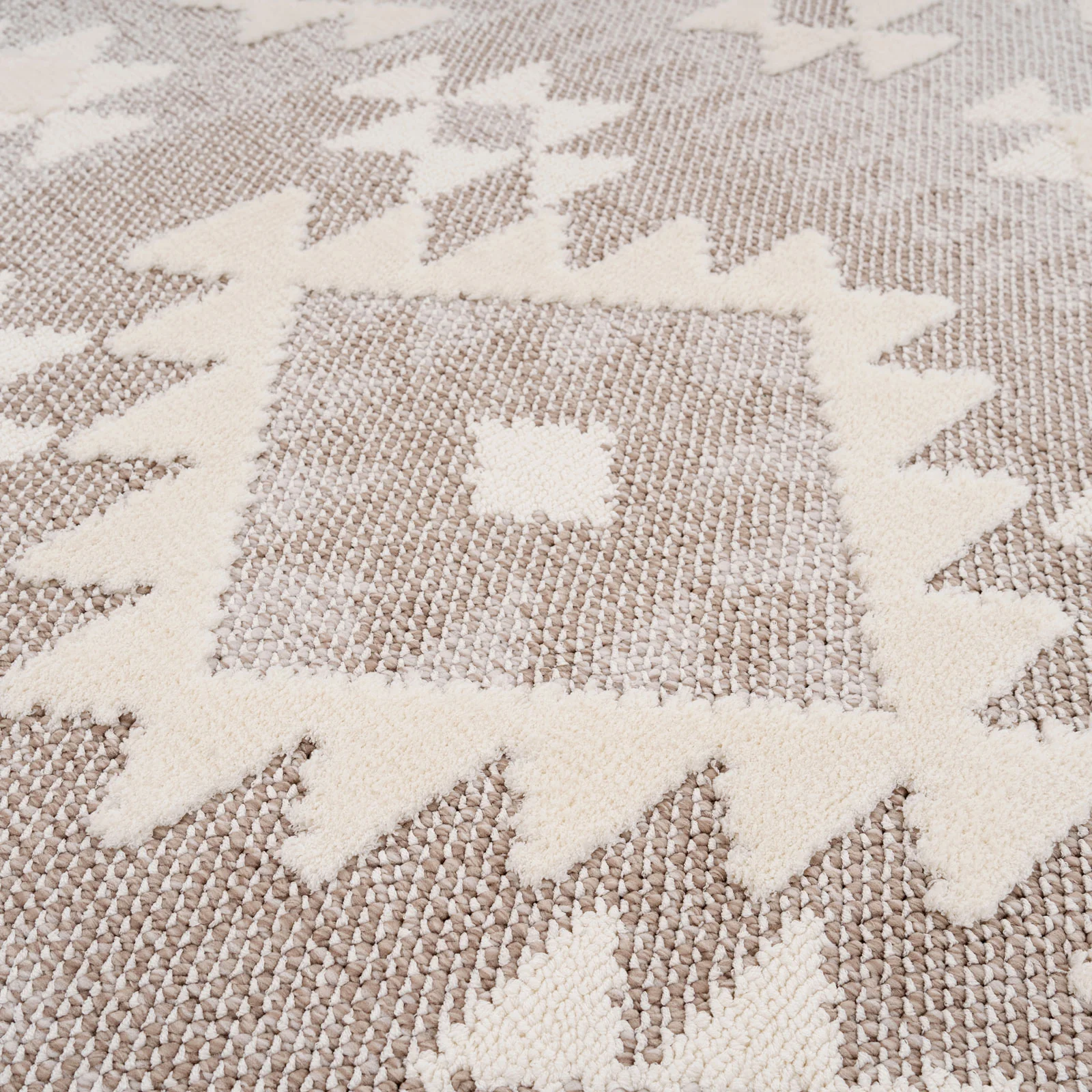 Grey Scandi Tribal Motif Rug - Bea - Image 5