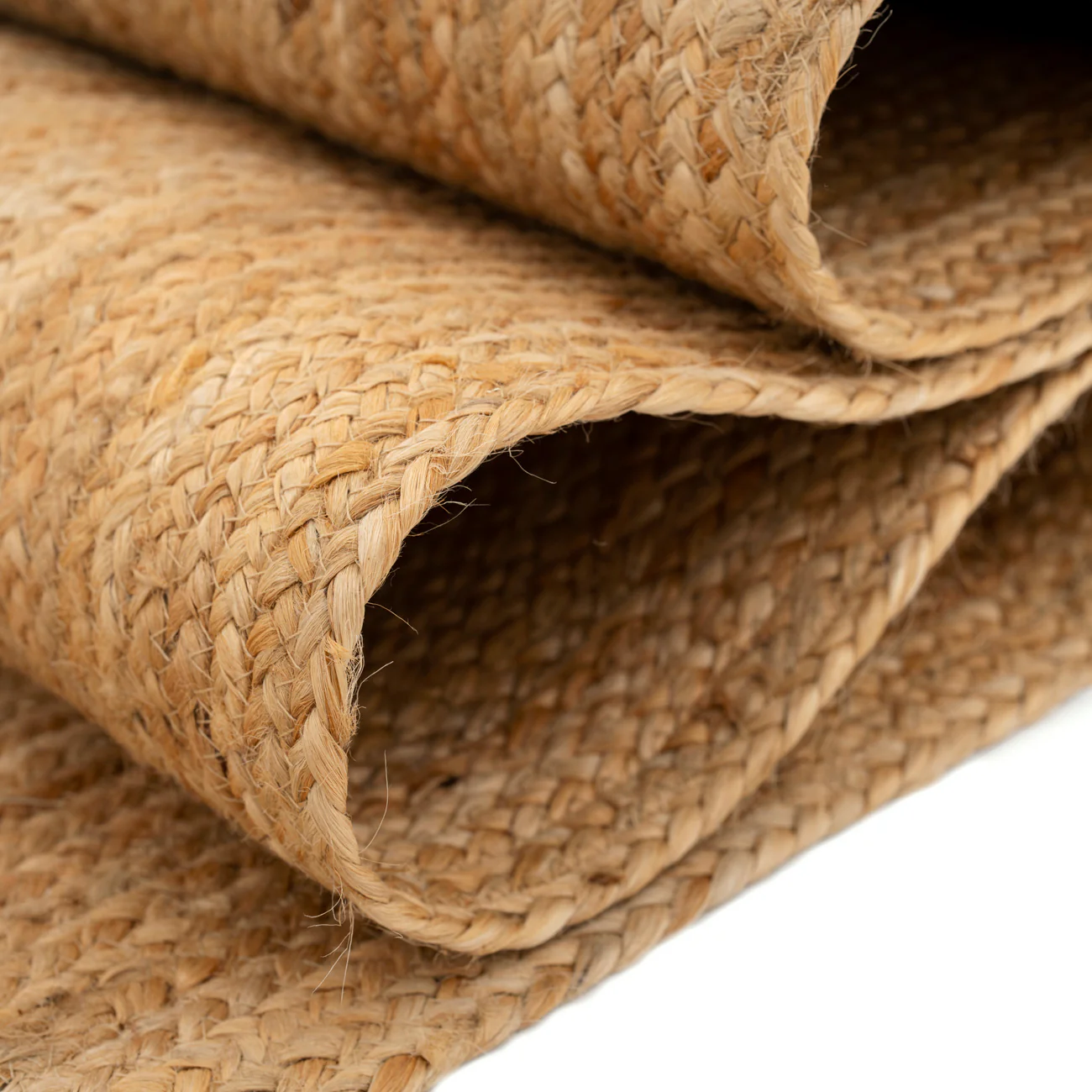 Handwoven Brown Jute Braided Line Runner - Saria - Image 4