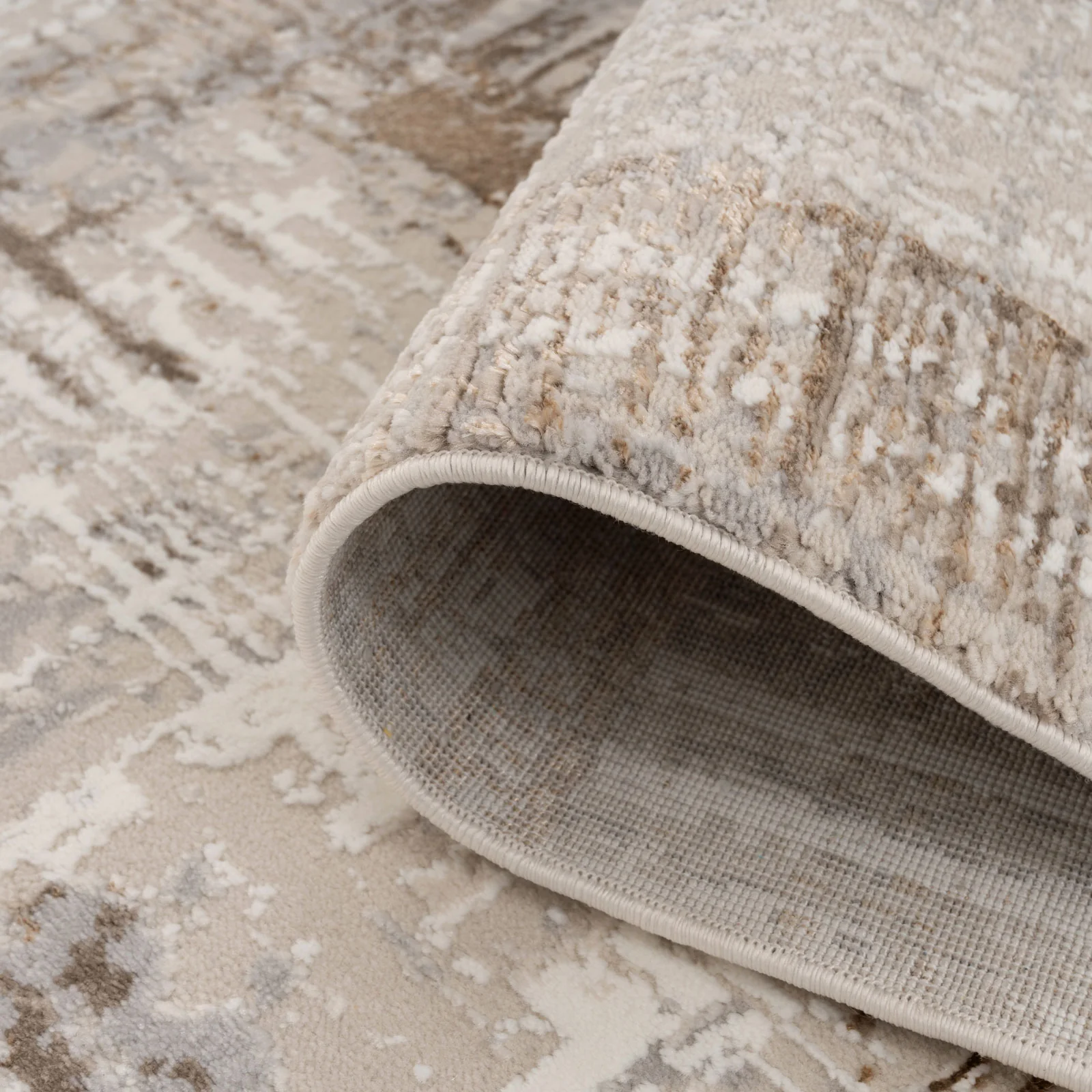Lustre Gold Woven Print Rug - Eetu - Image 7