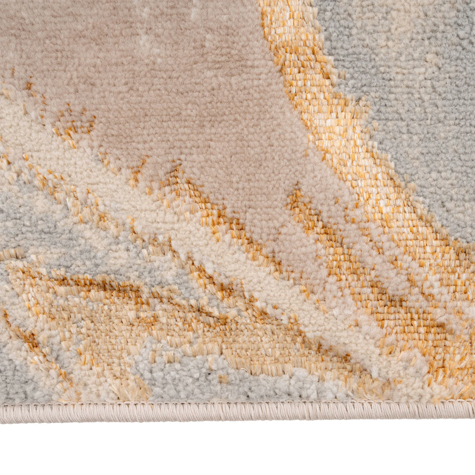 Luxury Marbling Beige Rug - Quartz - Image 3