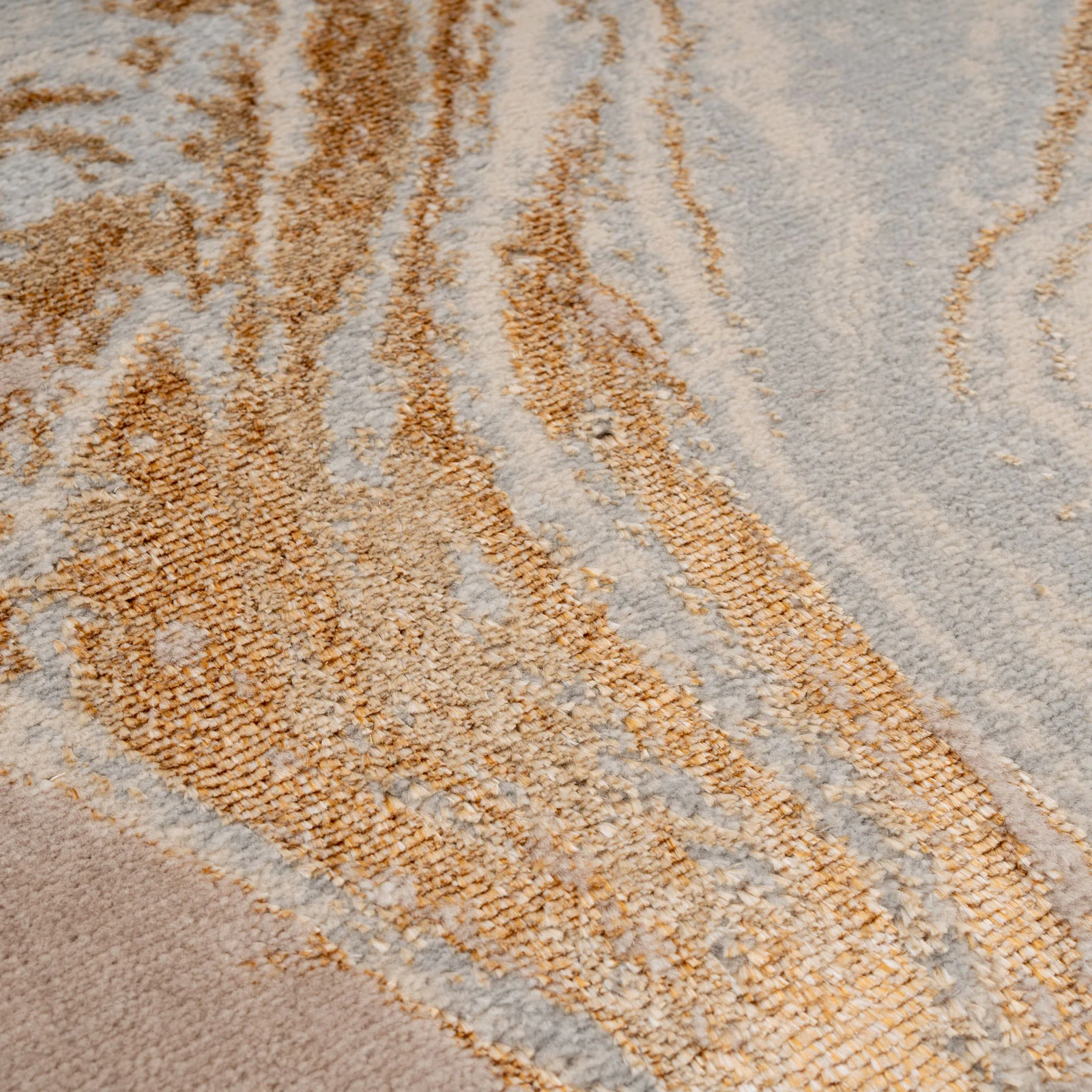 Luxury Marbling Beige Rug - Quartz - Image 7