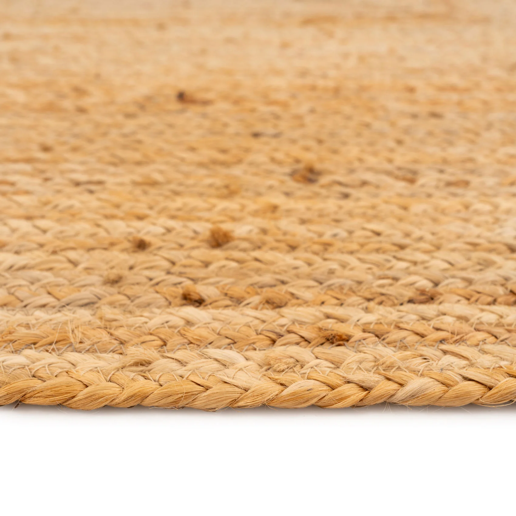 Natural Rustic Braided Jute Rug - Althea - Image 7
