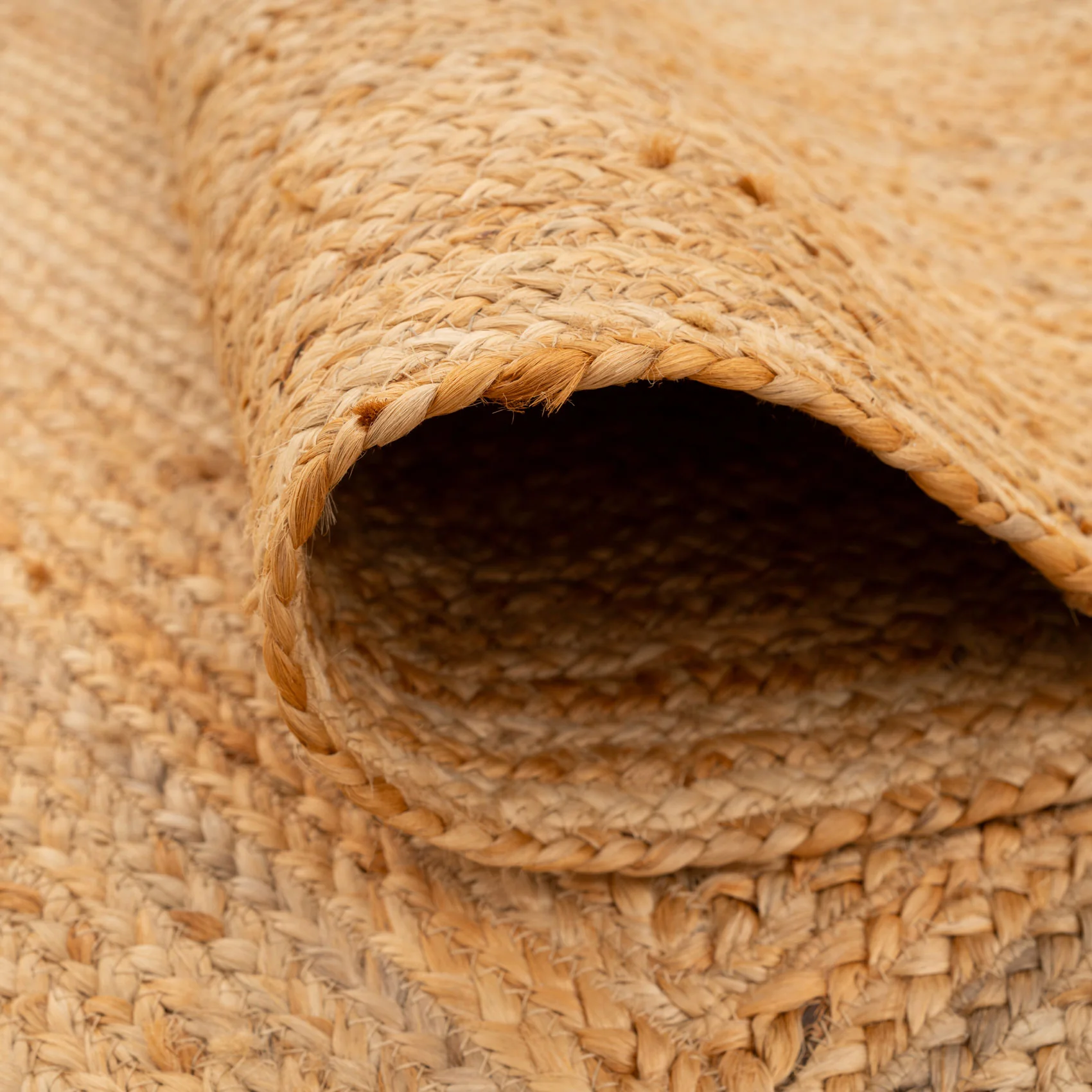 Natural Rustic Braided Jute Rug - Althea - Image 9