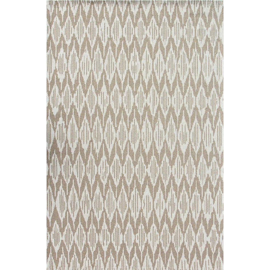 Natural Stripe Woven Sustainable Recycled Cotton Rug - Aden