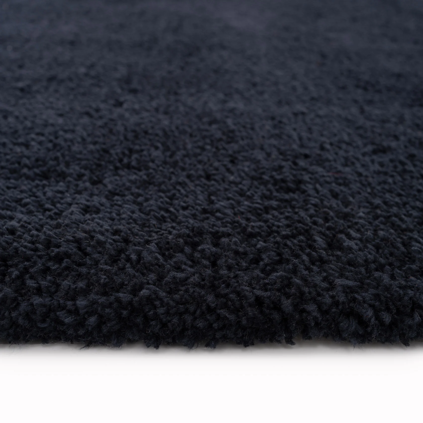 Navy Blue Shaggy Rug - Image 5