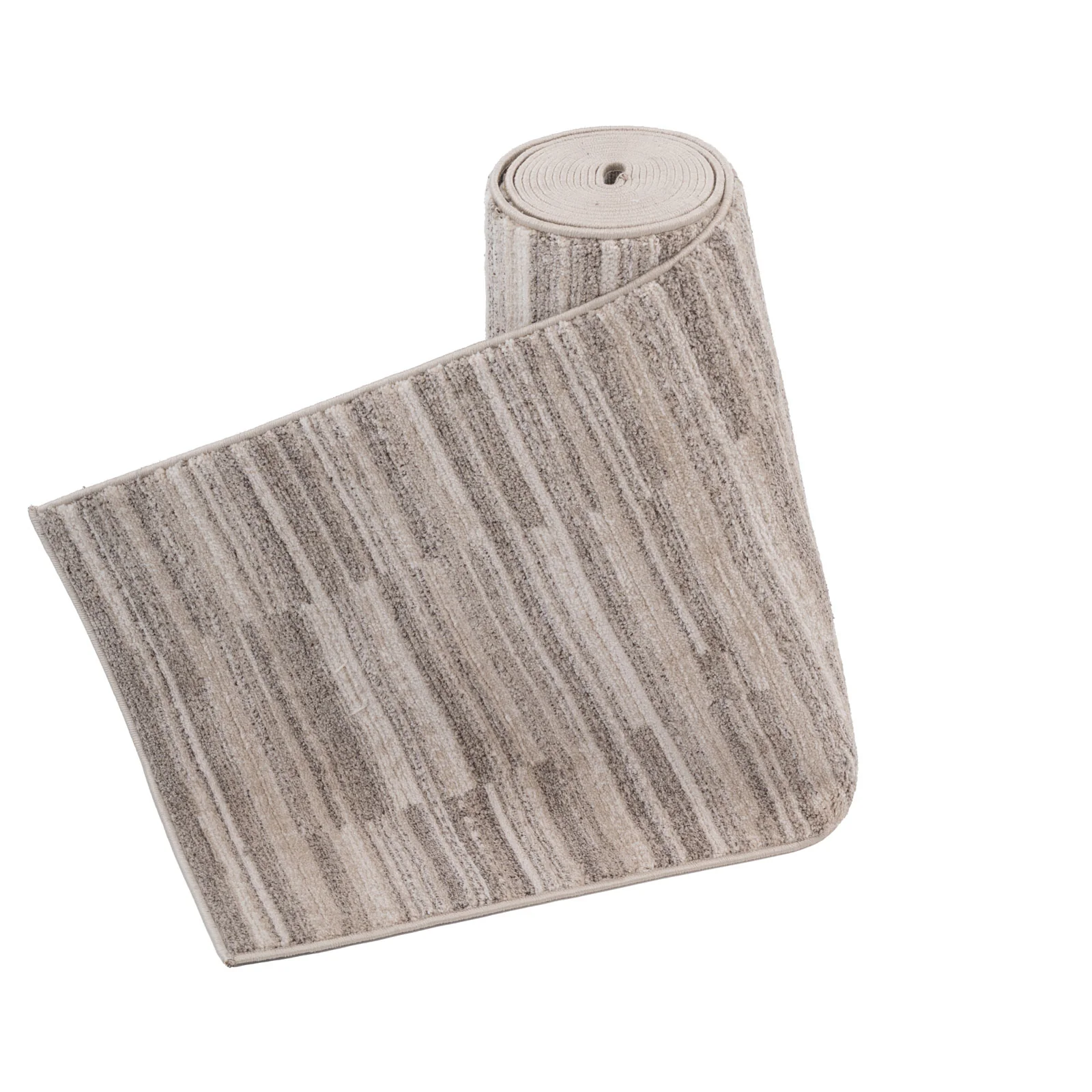 Neutral Beige Linear Living Room Rug - Elias - Image 10