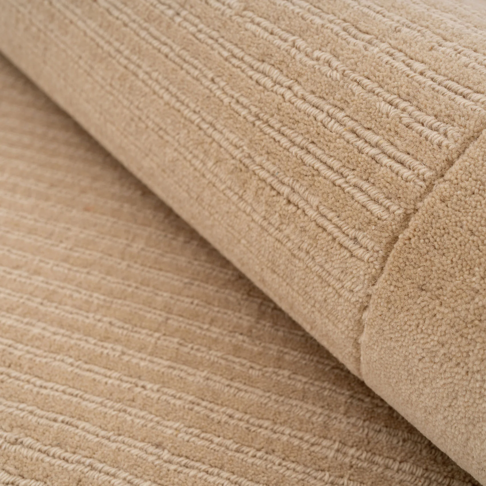 Neutral Bordered Wool Rug - Olann Neutral - Image 4