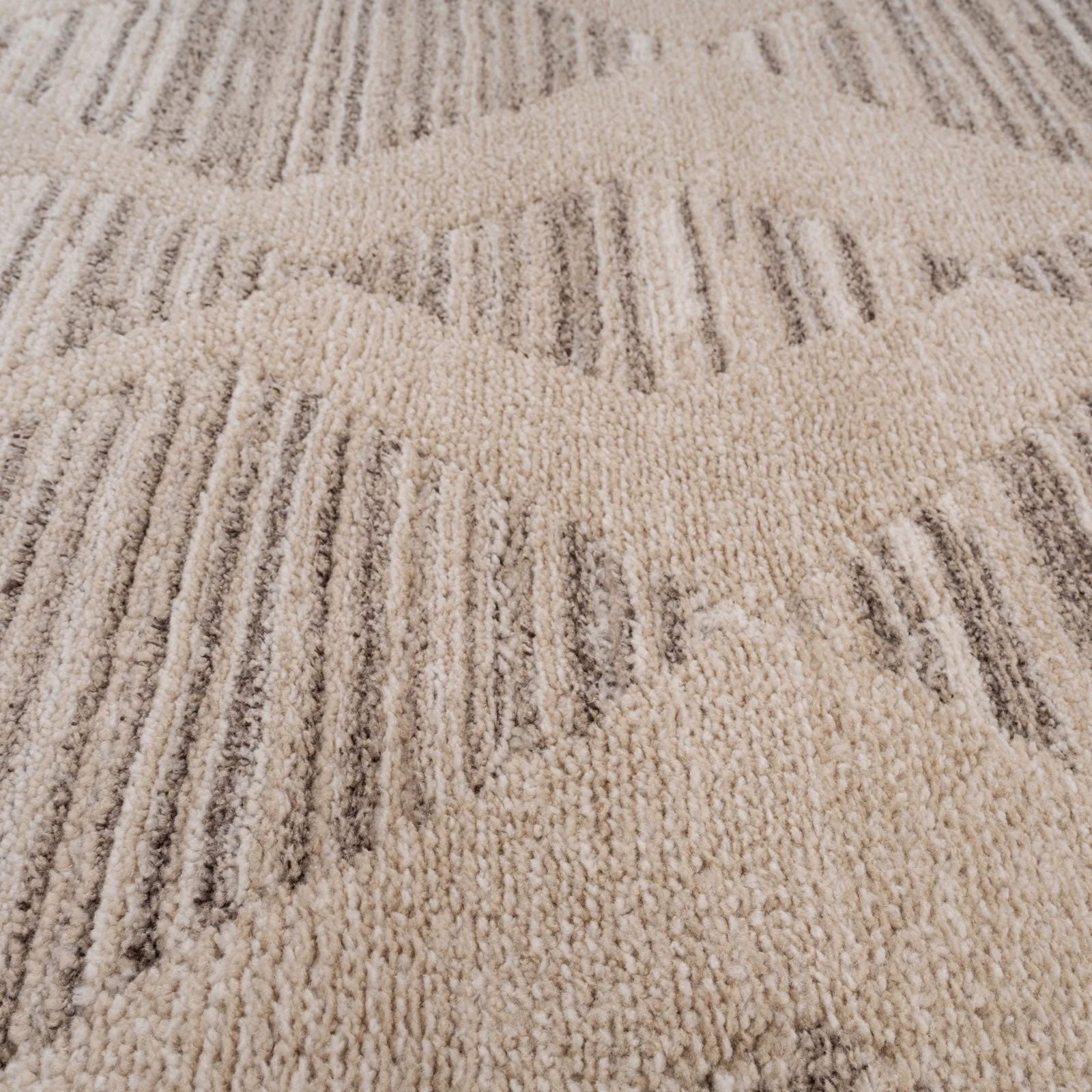 Neutral Diamond Pattern Runner Rug - Image 5