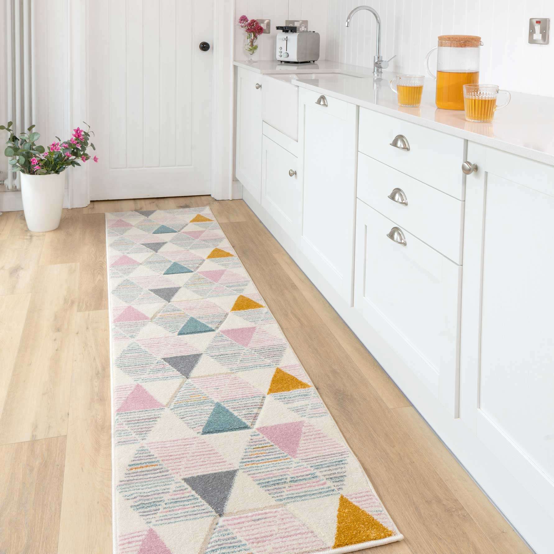 Pastel Pentagon Living Room Rug - Image 3