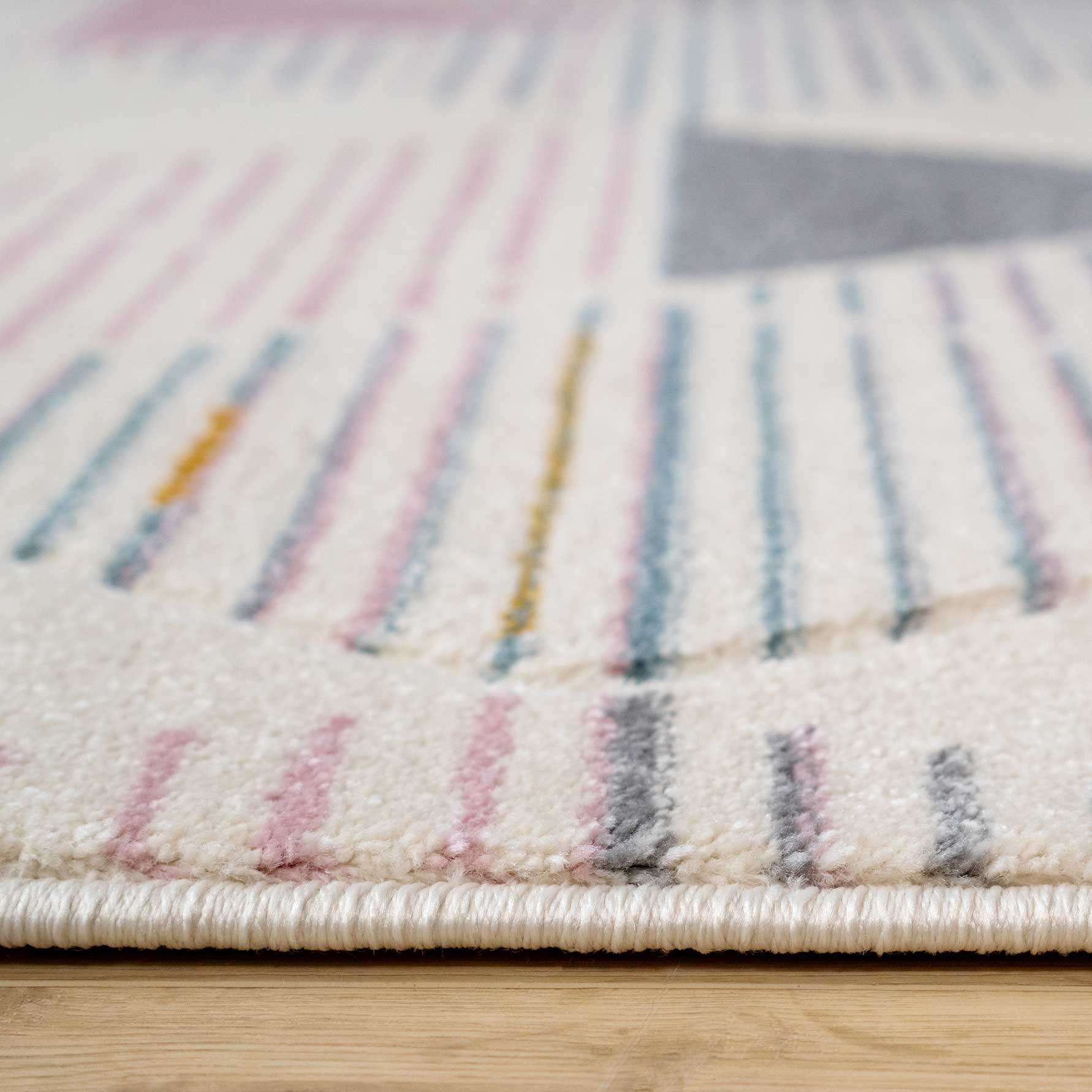 Pastel Pentagon Living Room Rug - Image 5