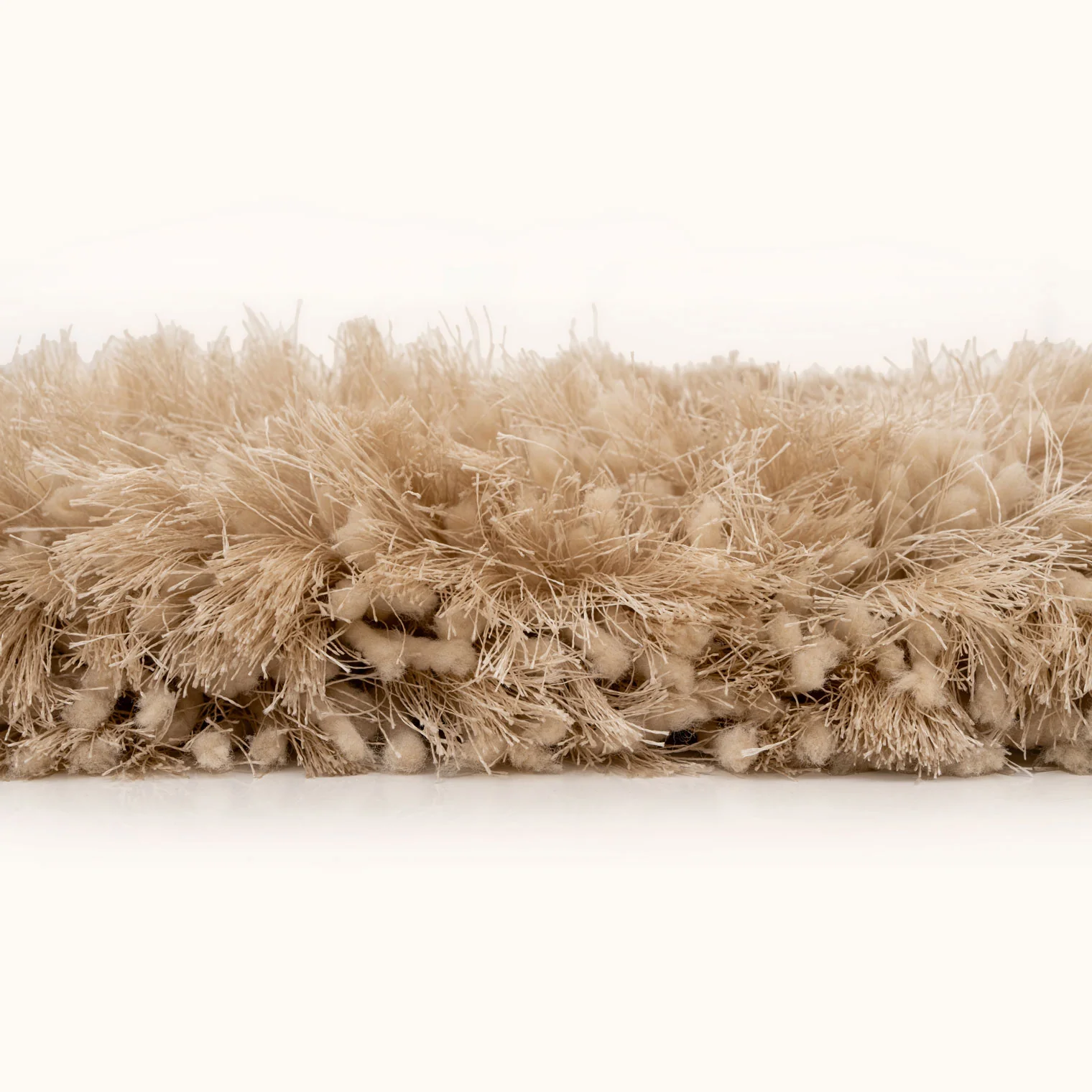 Plush Soft Cream Shaggy Area Rug - Zia - Image 9