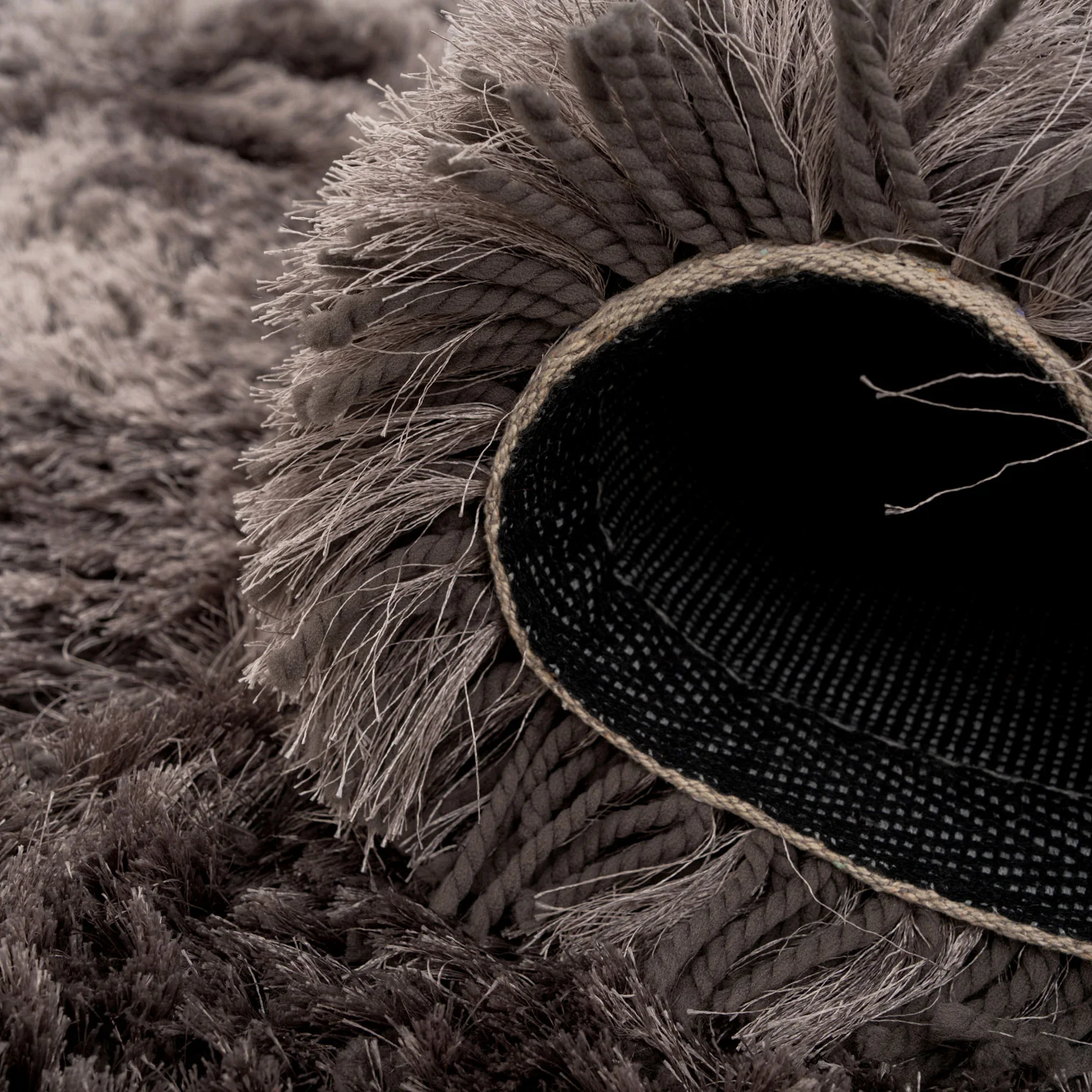 Plush Soft Grey Shaggy Area Rug - Zia - Image 8