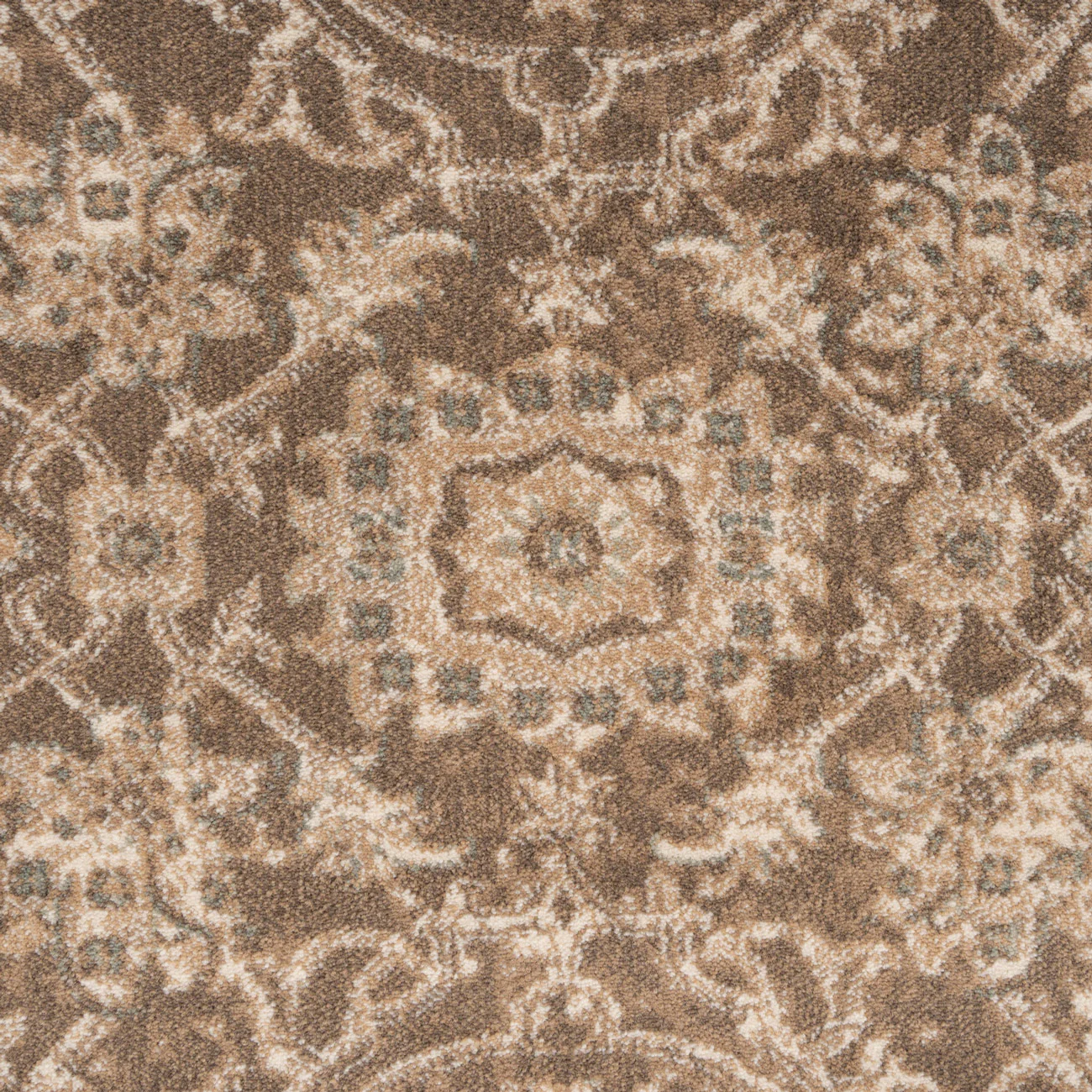 Plush Traditional Brown Runner - Sarina - Image 3