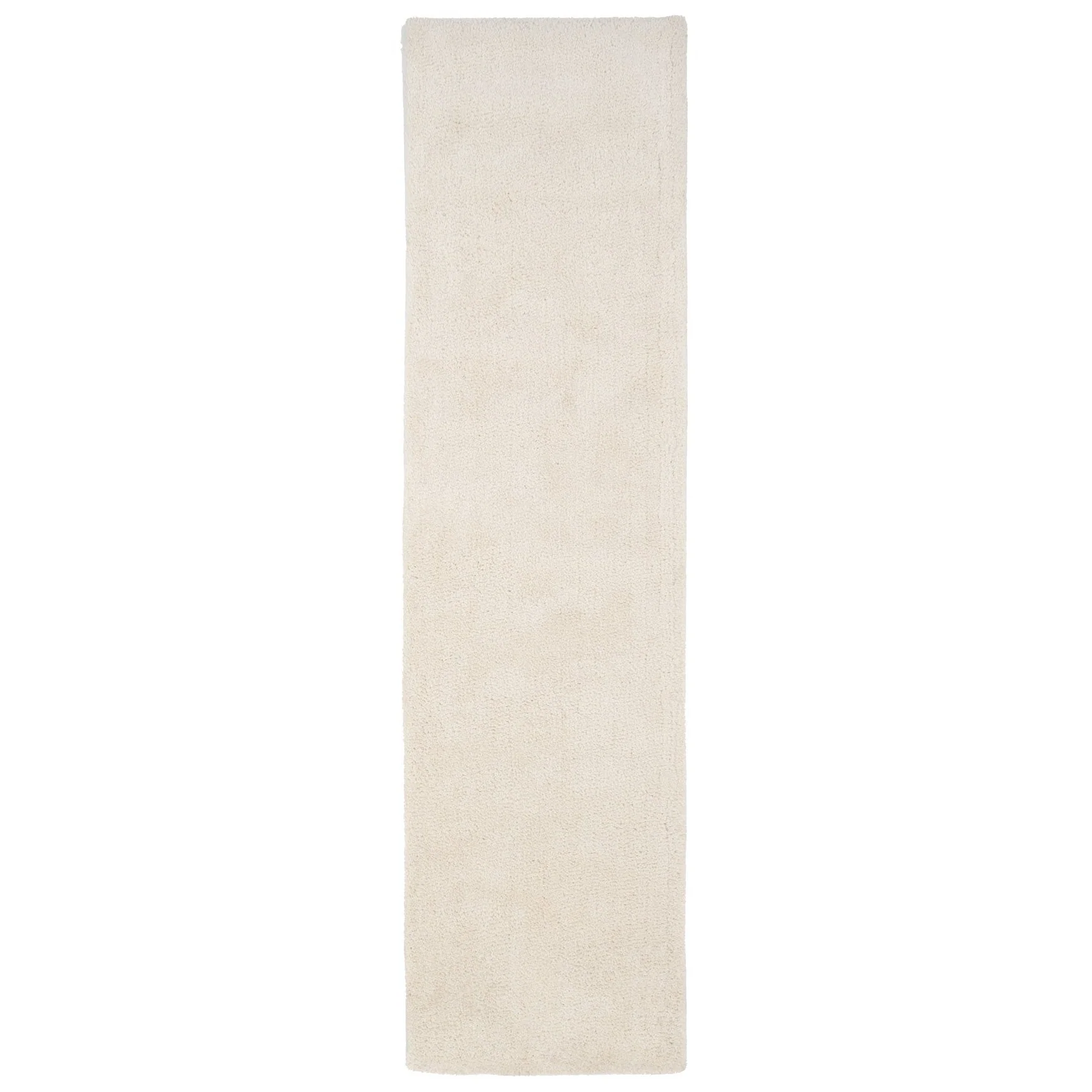 Premium Cream Shaggy Runner Rug - Lace